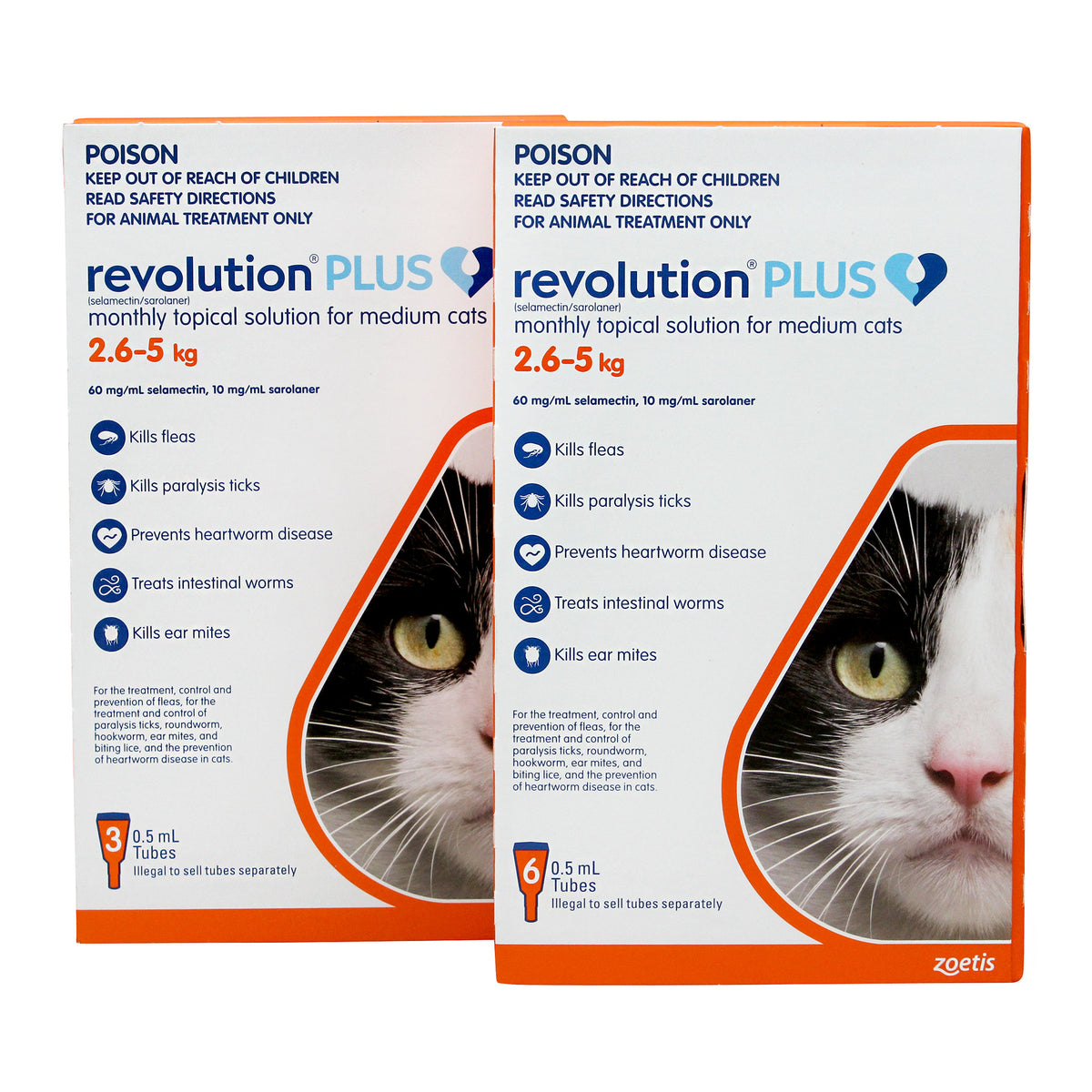 Revolution Plus for Medium Cats 2.6-5kg