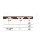 White-E Natural Vitamin E Supplement Powder for Horses & Dogs