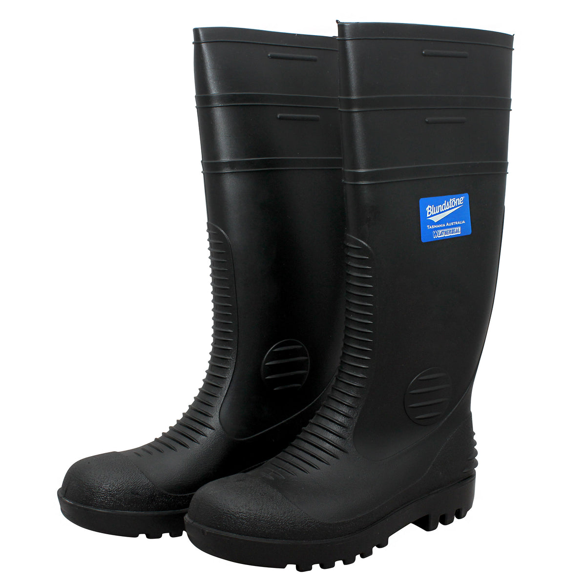 Blundstone Black Rubber Gumboots - Style 001