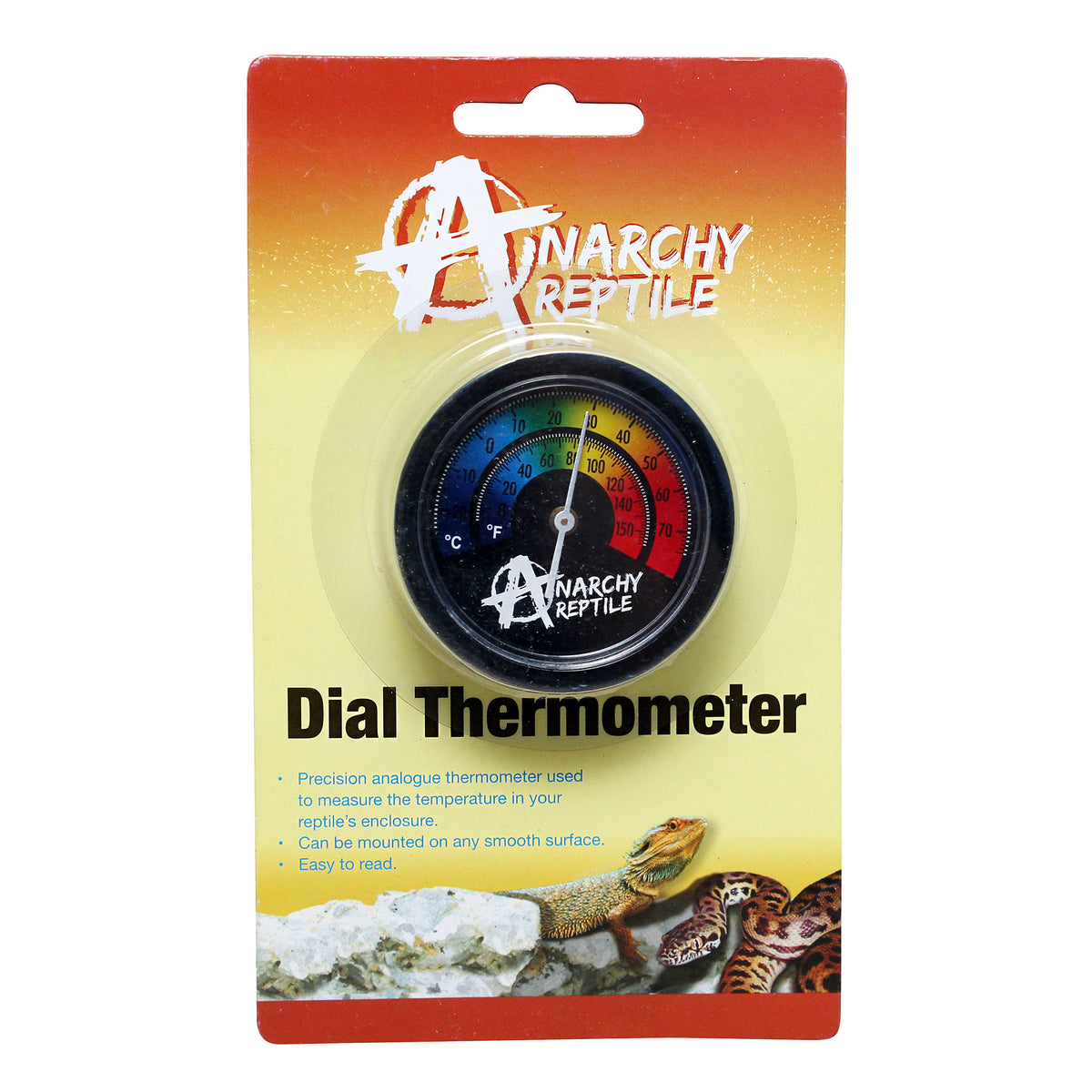 Anarchy Reptile Enclosure Dial Thermometer