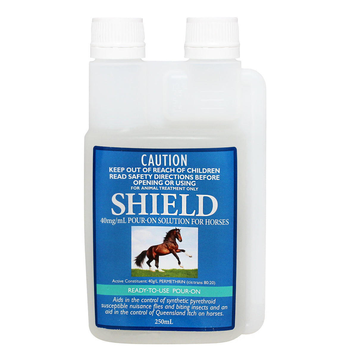 Shield Pour-On Fly Repellent for Horses