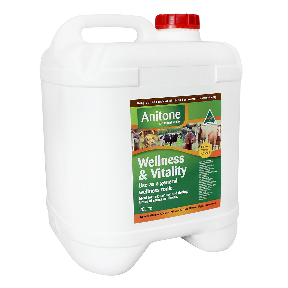 Anitone Wellness &amp; Vitality Liquid Feed Supplement