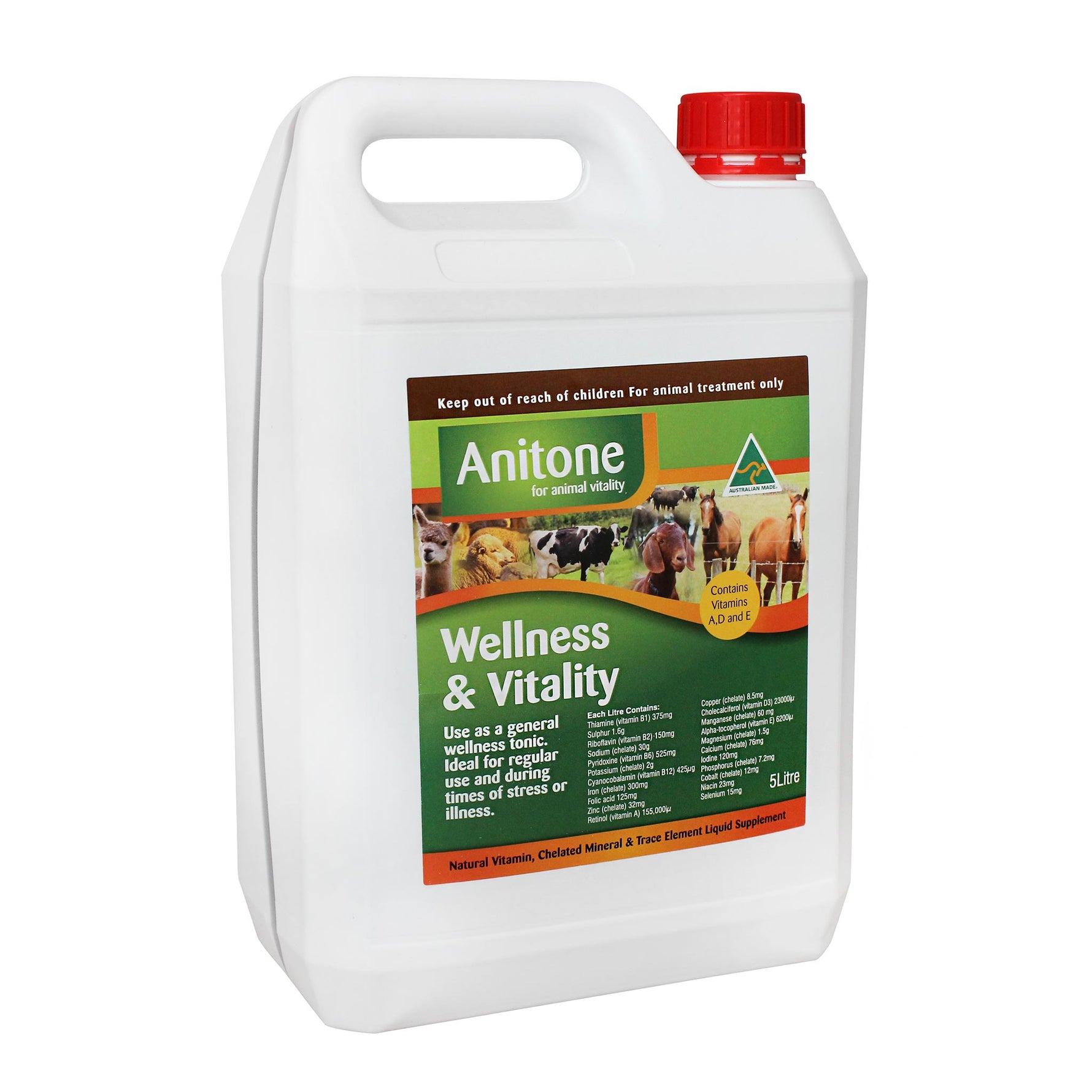 Anitone Wellness & Vitality Liquid Feed Supplement