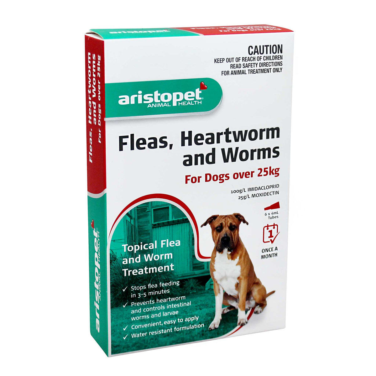 Aristopet Fleas, Heartworm &amp; Worms Spot-on Treatment for Dogs over 25kg