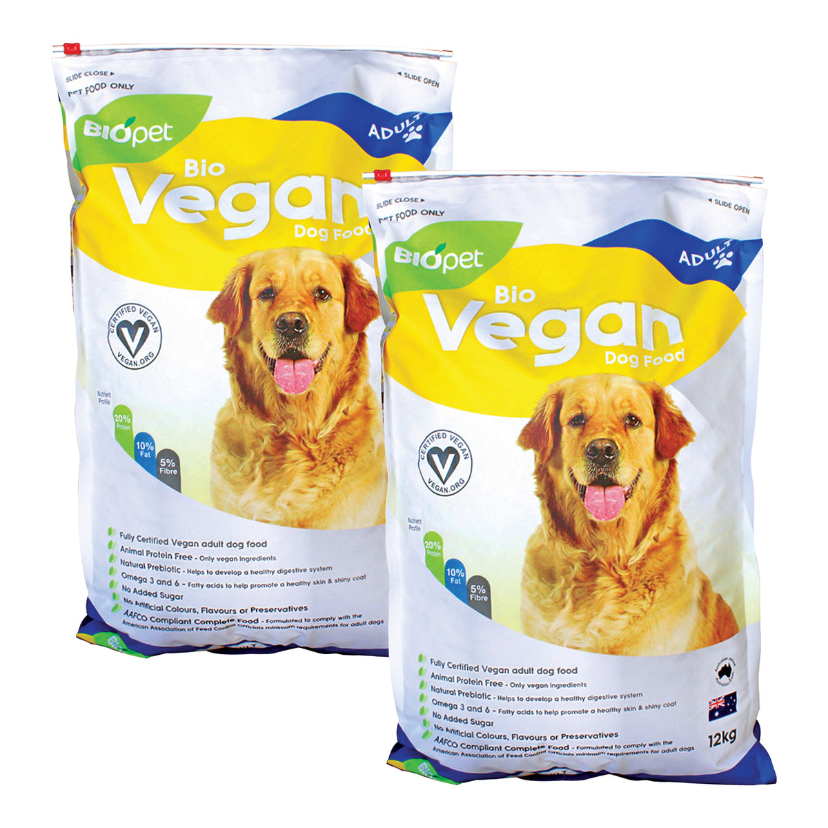 BIOpet Vegan Adult Dog Food 24kg Value Bundle