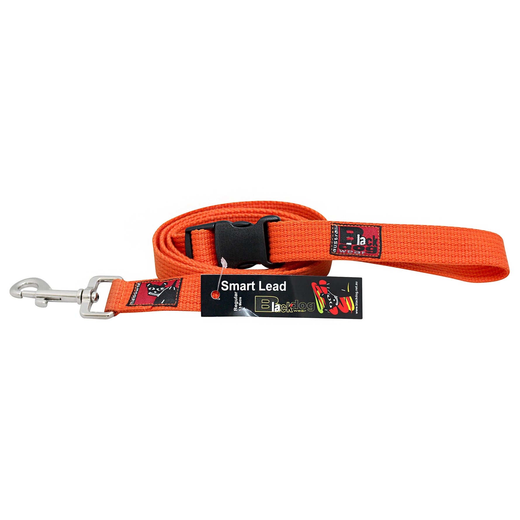 Black Dog Wear Smart Lead - Adjustable 0.8-1.5m