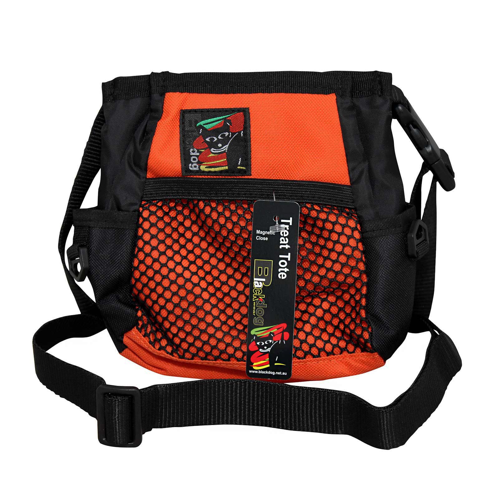 Black Dog Wear Treat Pouch Tote with Belt