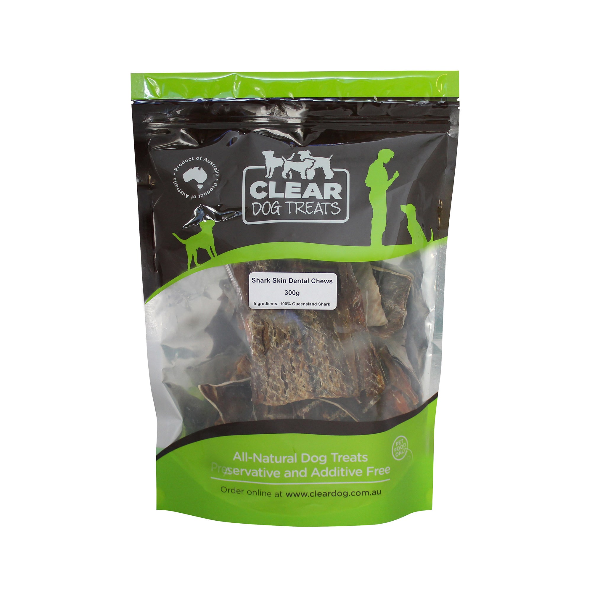 CLEAR Dog Treats Shark Skin Dental Chews vet-n-pet DIRECT