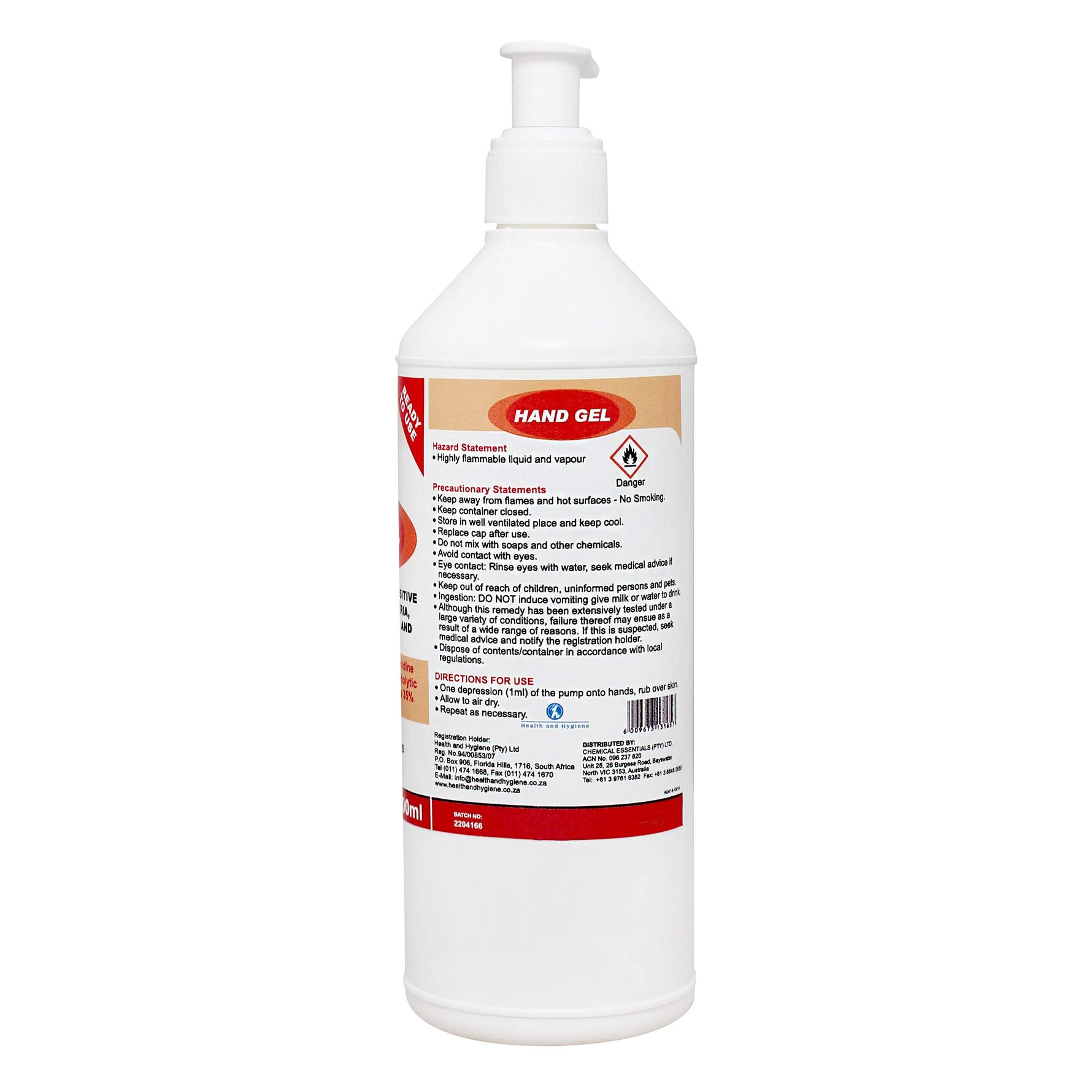F10 Hand Gel 500mL Pump Pack