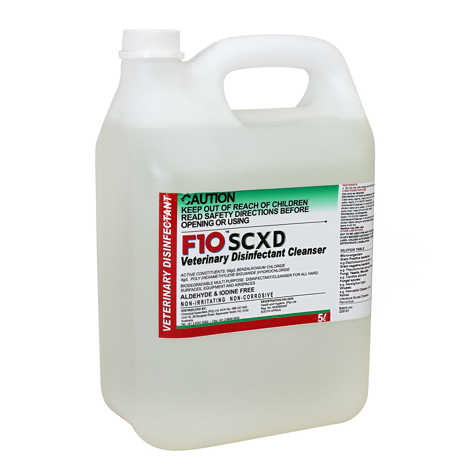 Disinfectants & Cleaners