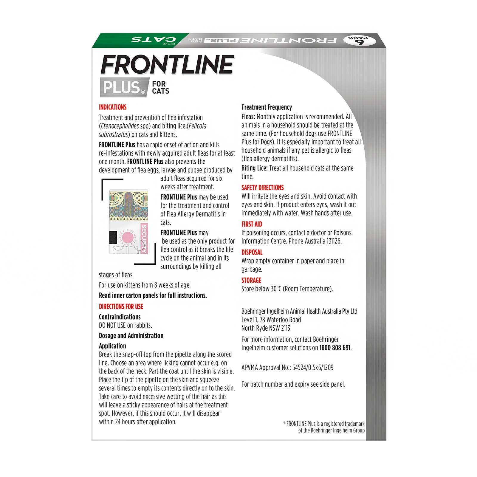 Frontline Plus Dosage Chart By Weight