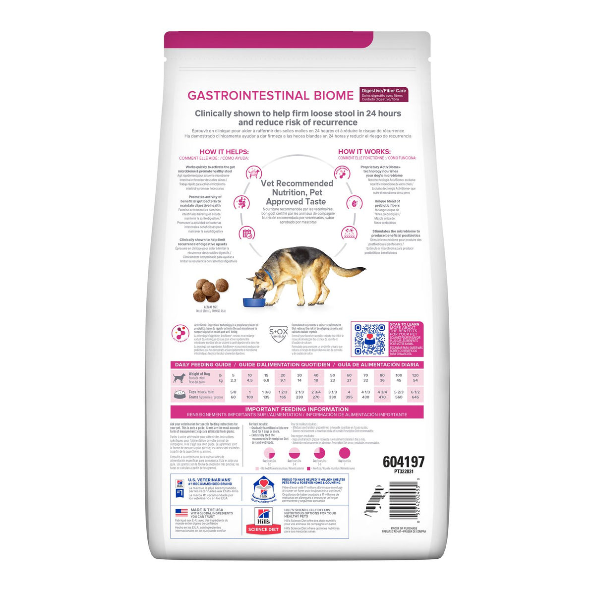 Hill&#39;s Prescription Diet Canine Gastrointestinal Biome 3.6kg