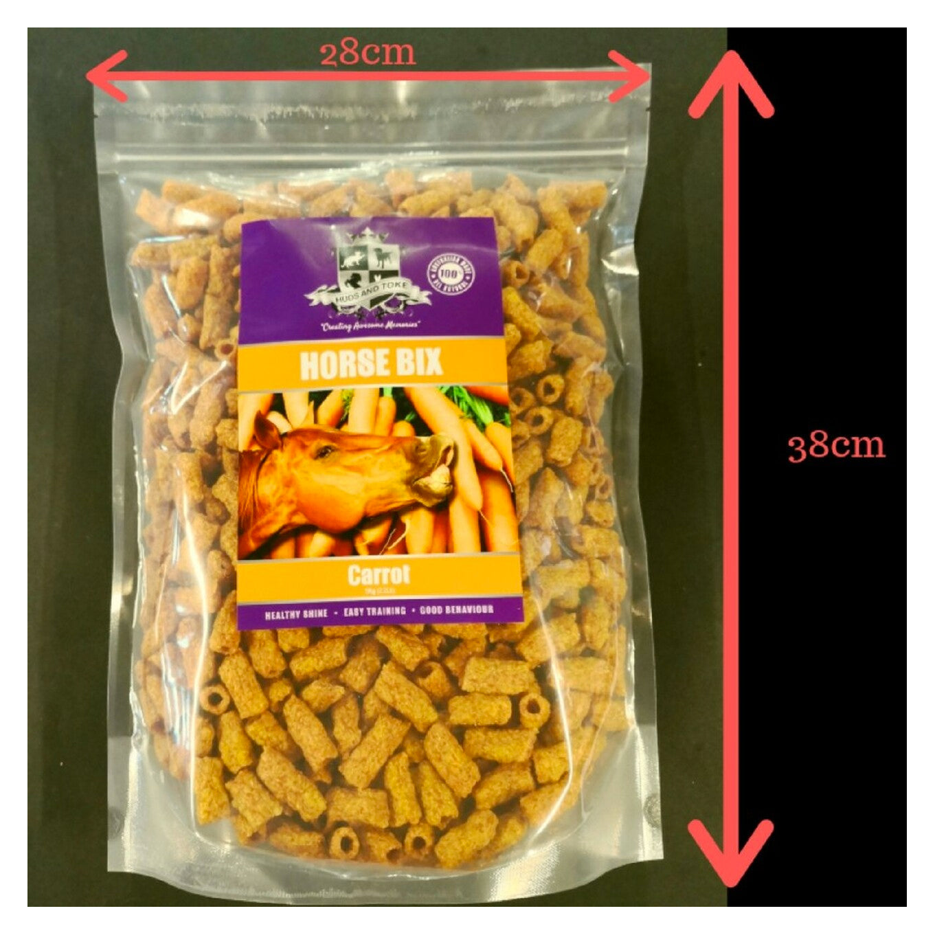 Huds & Toke Carrot Horse Bix Horse Treats 1kg