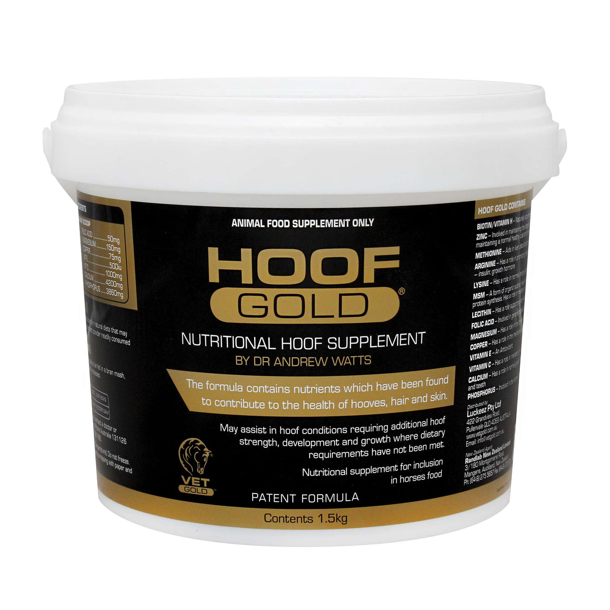 Hoof Gold - Nutritional Hoof Supplement for Horses