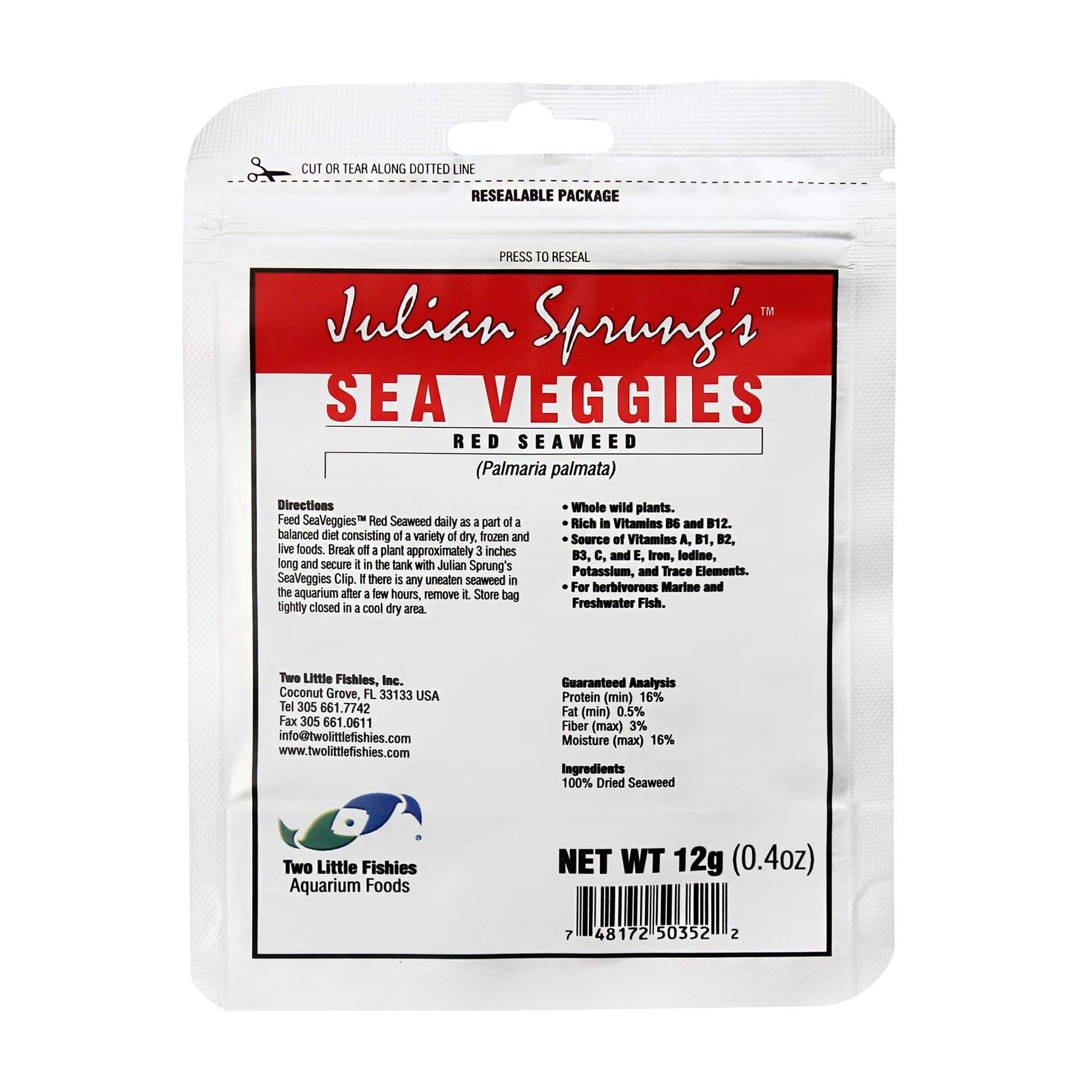 Julian Sprung's Sea Veggies Red Seaweed