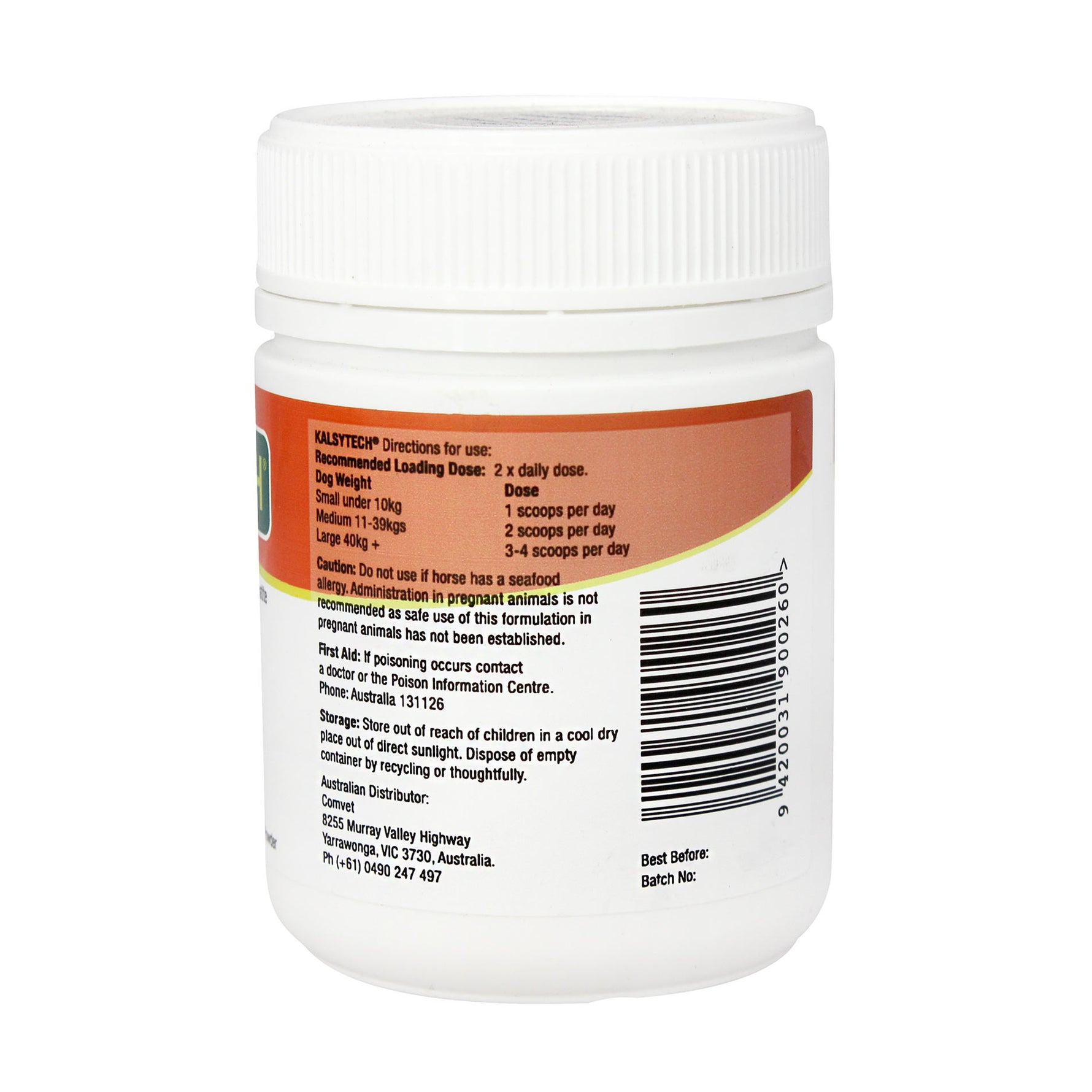 Kalsytech Canine Natural Calcium Supplement 175g