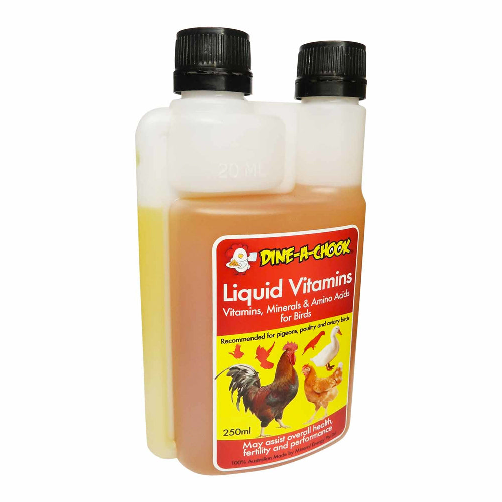 Dine-A-Chook Liquid Vitamins, Minerals and Amino Acids for Birds 250mL