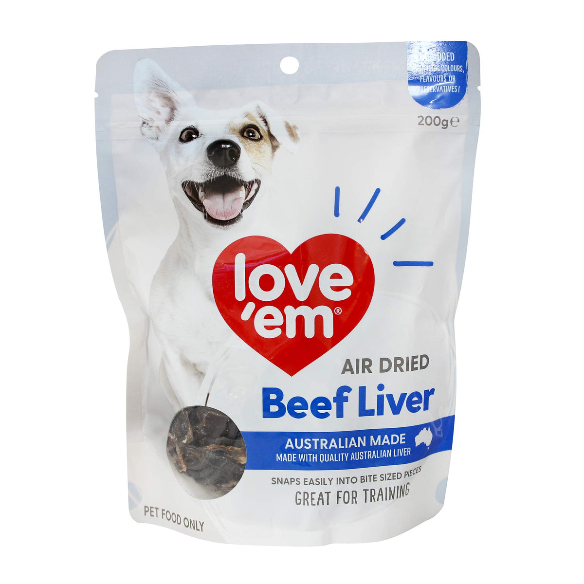 Love&#39;em Air Dried Beef Liver Treats