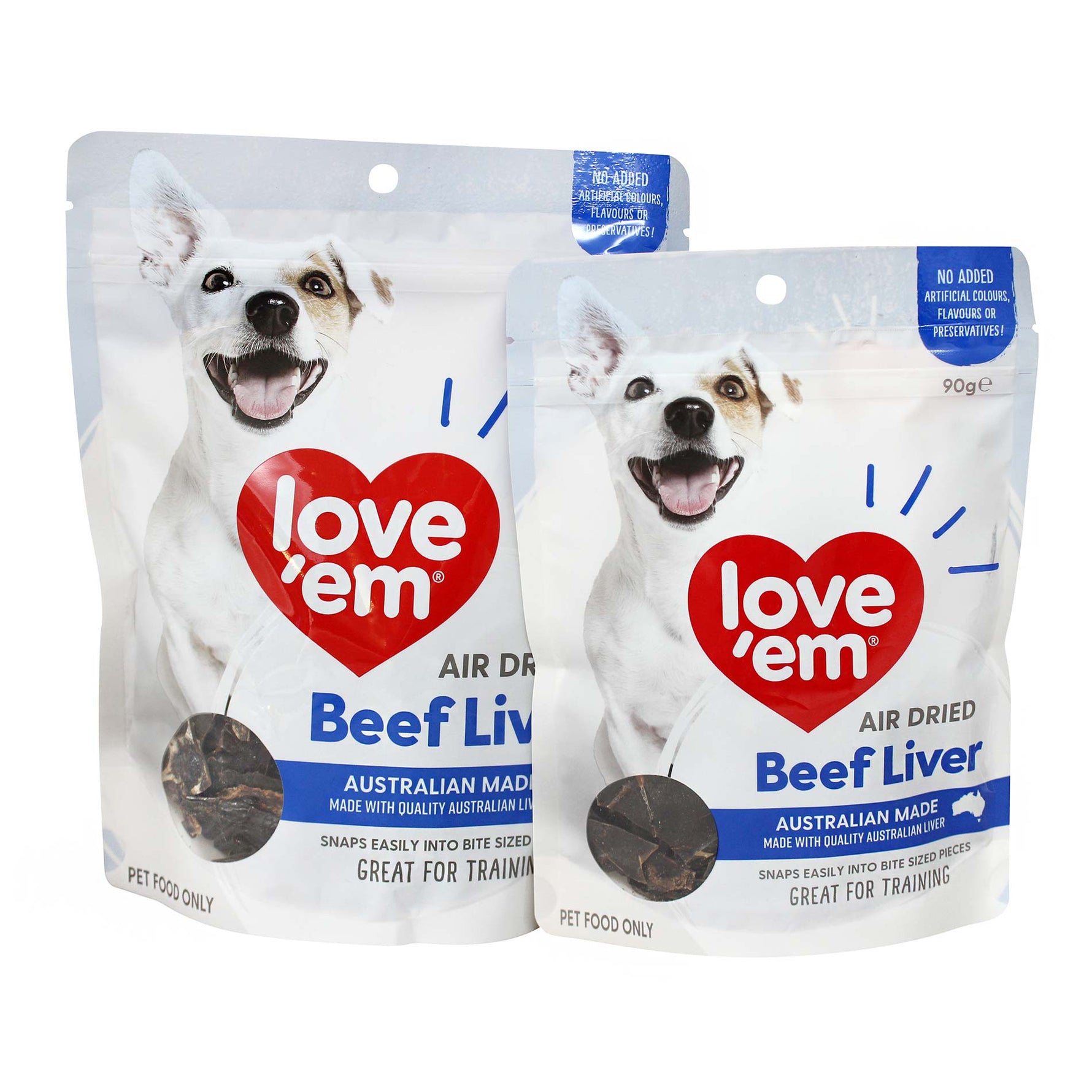 Love'em Air Dried Beef Liver Treats