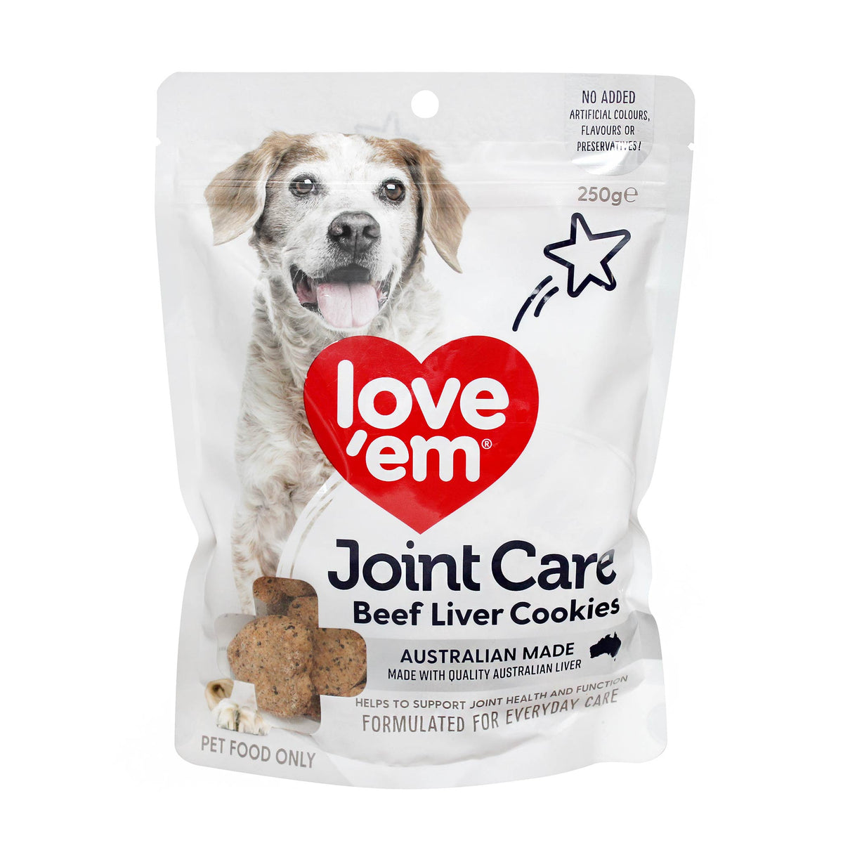 Love&#39;em Joint Care Beef Liver Cookies 250g