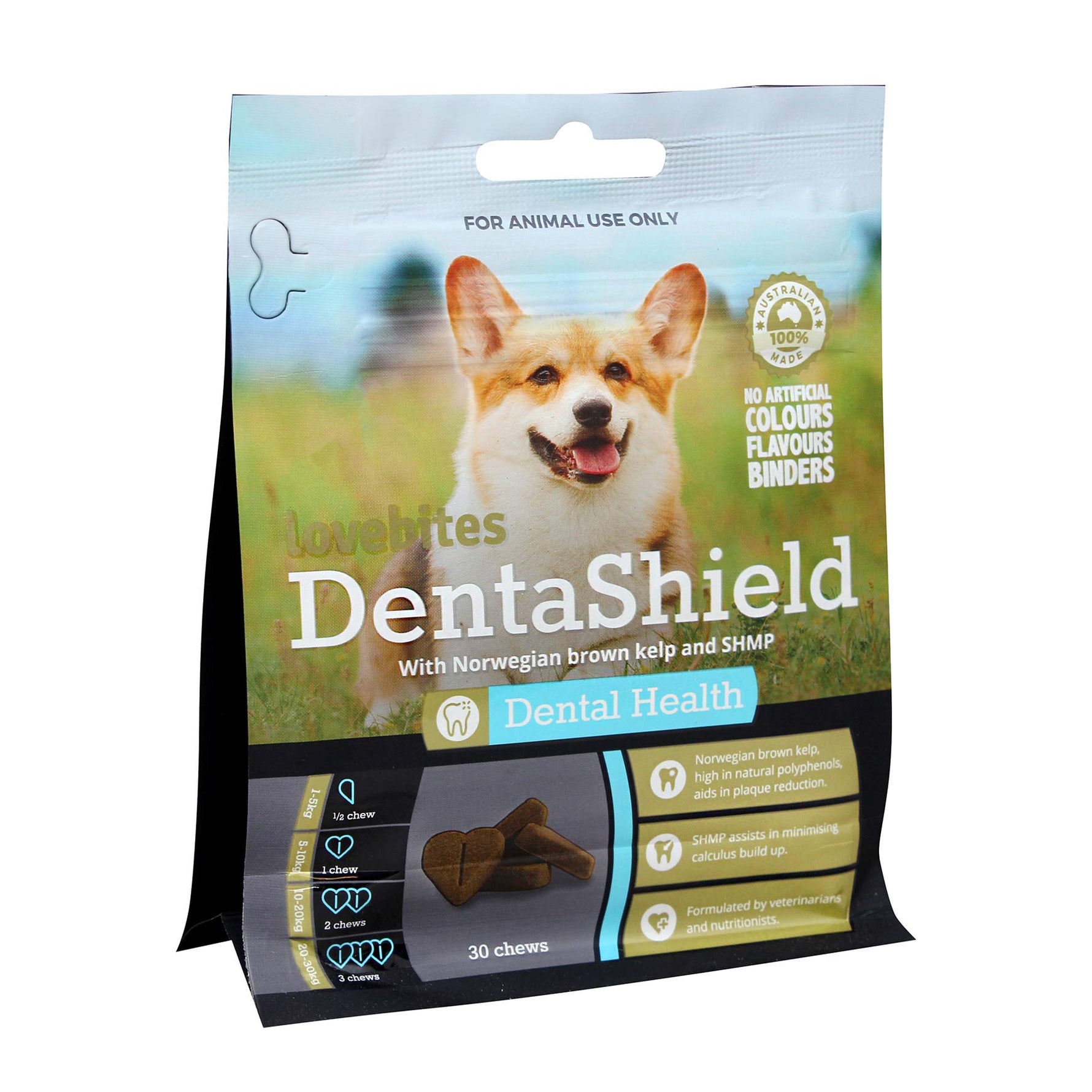 Lovebites DentaShield Dental Health Chews for Dogs