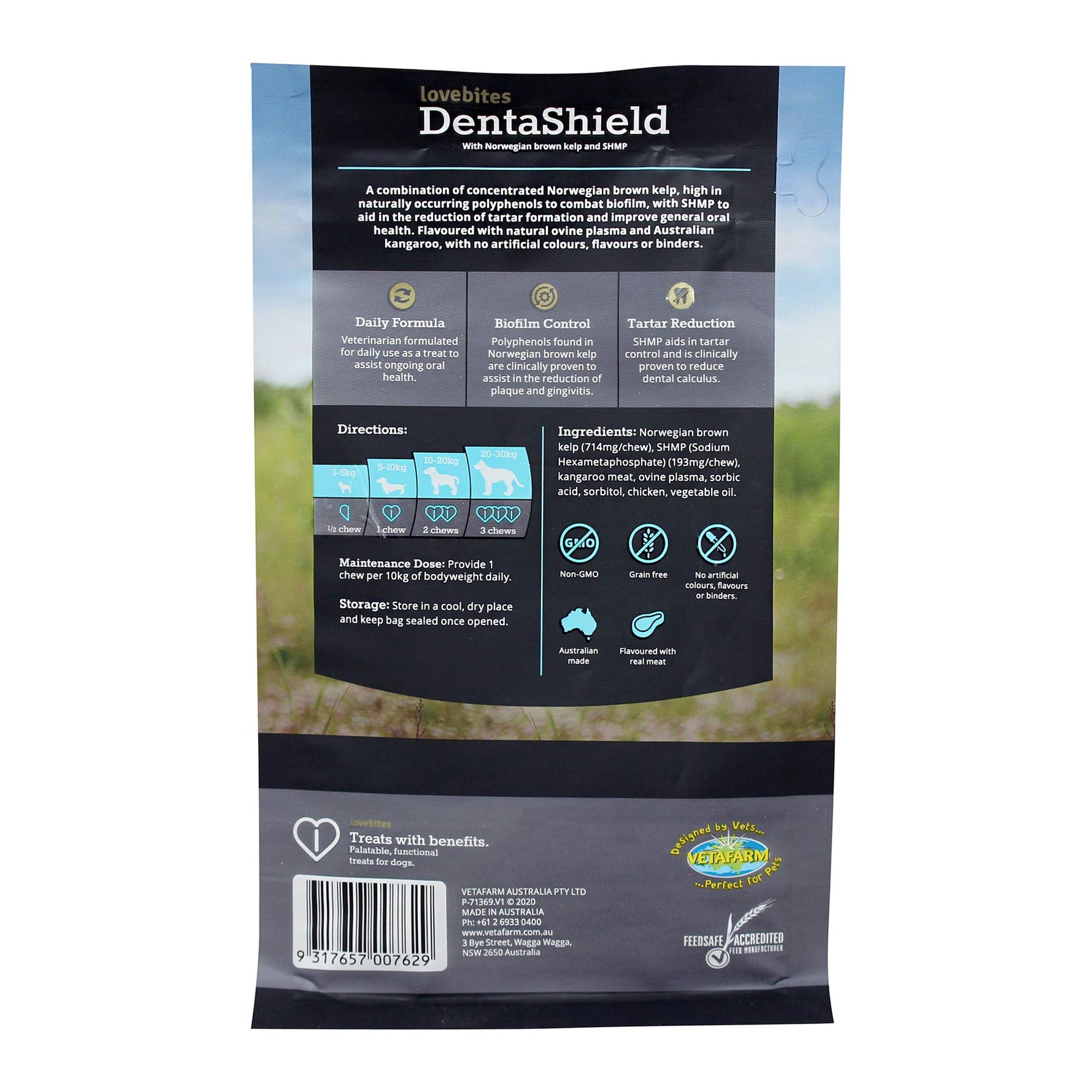 Lovebites DentaShield Dental Health Chews for Dogs