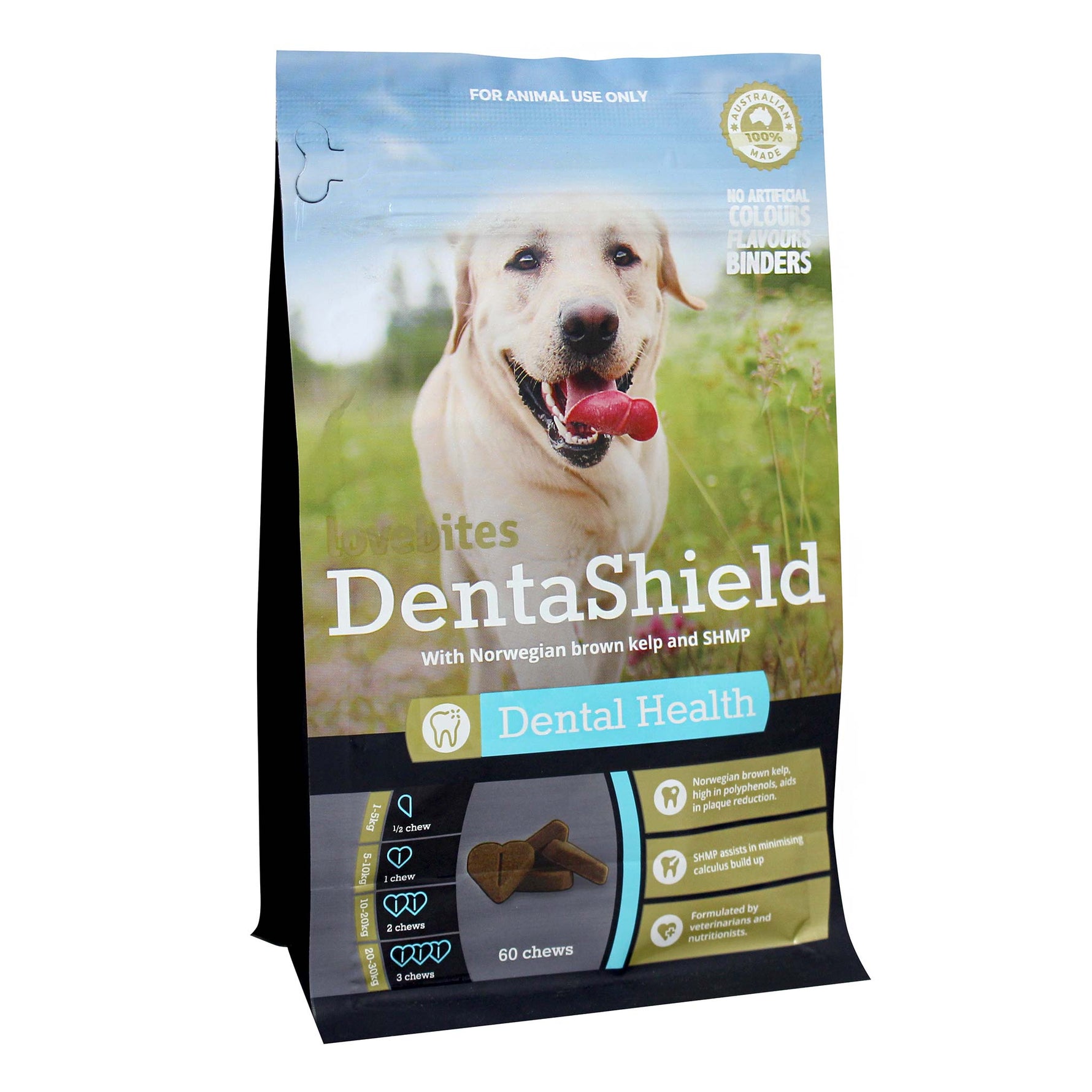 Lovebites DentaShield Dental Health Chews for Dogs