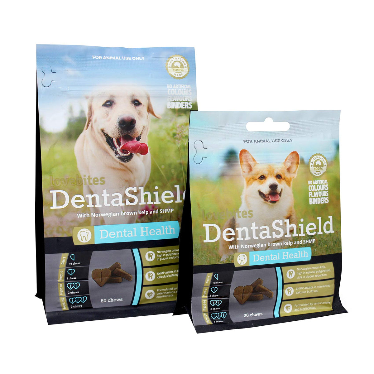 Lovebites DentaShield Dental Health Chews for Dogs