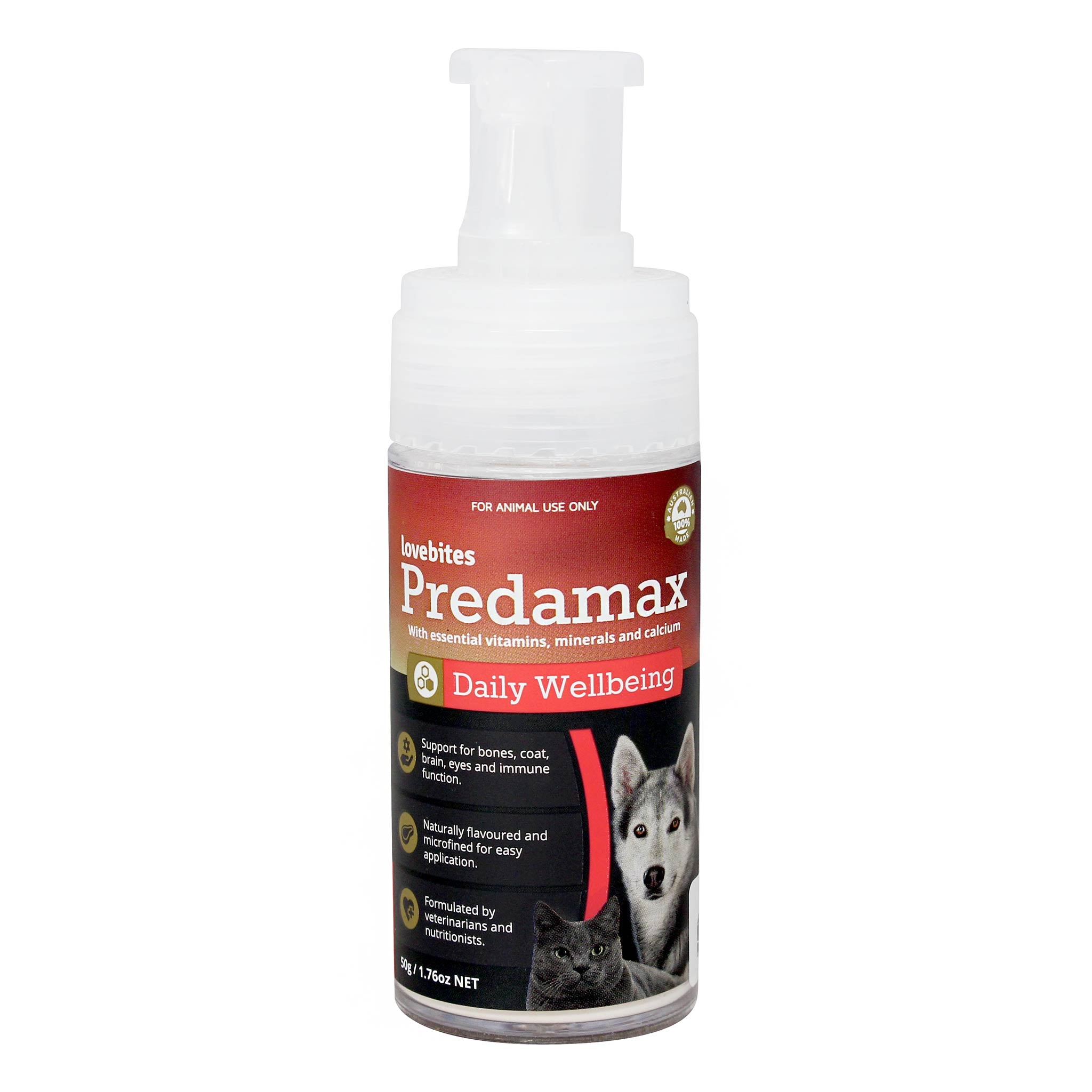 Lovebites Predamax Raw Meat Meal Topper for Dogs & Cats 50g