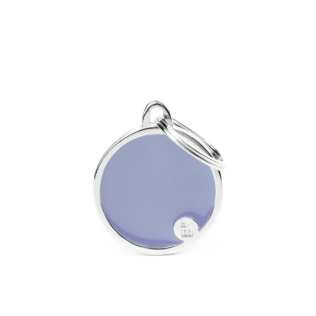 My Family Basic Handmade Circle Pet ID Tag - Small