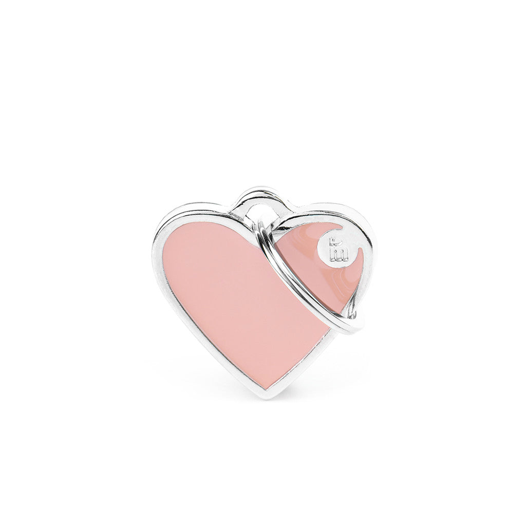 My Family Basic Handmade Heart Pet ID Tag - Small
