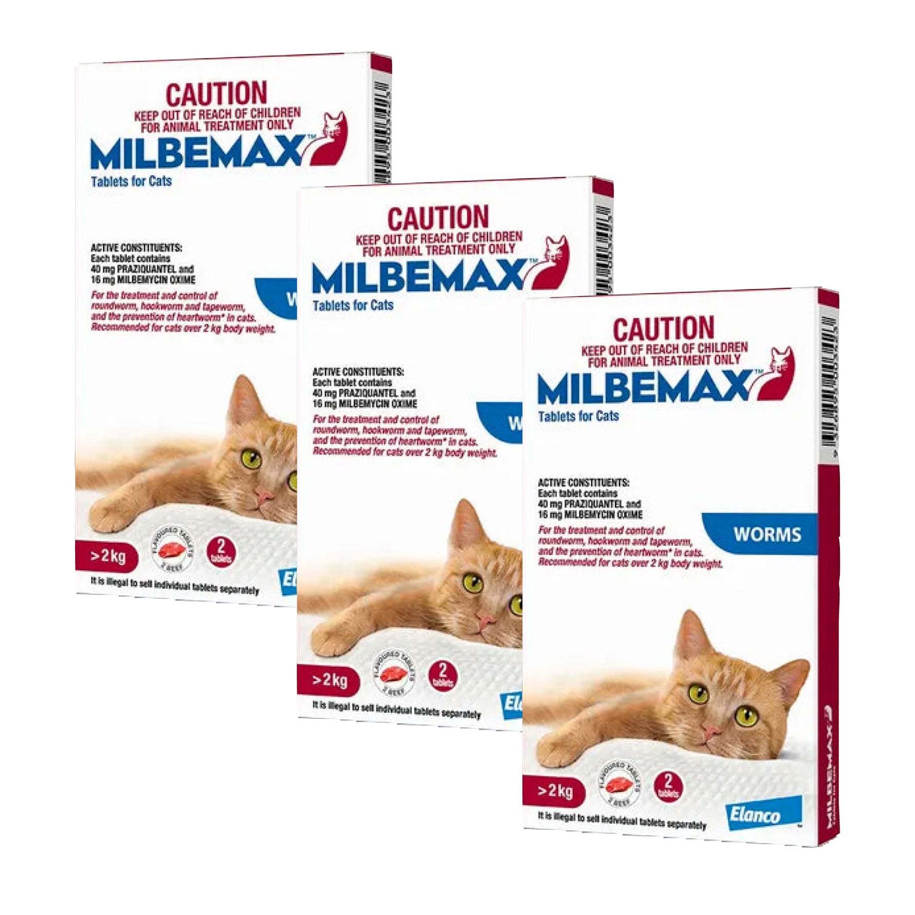 Milbemax Broad Spectrum Wormer for Cats - Value Bundle