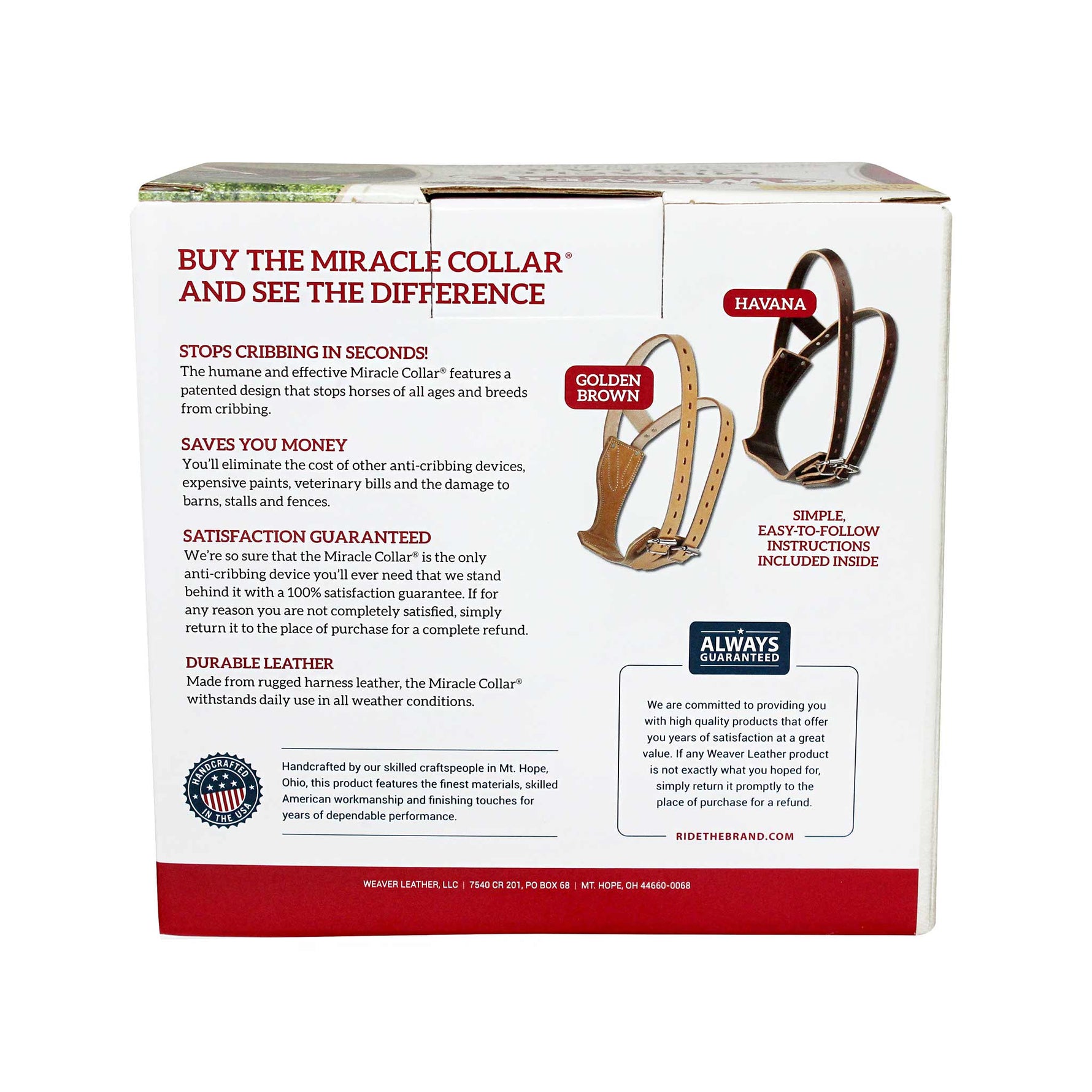 Miracle Collar for Horses  - Stops Cribbing, Wind Sucking