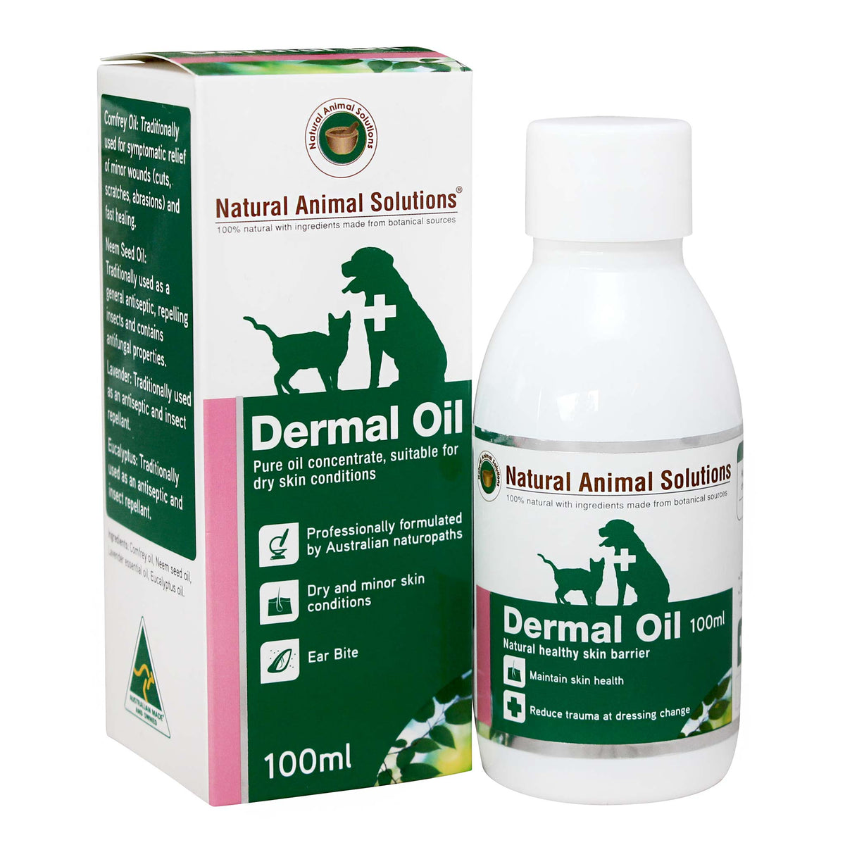 Natural Animal Solutions Dermal Oil Concentrate 100mL