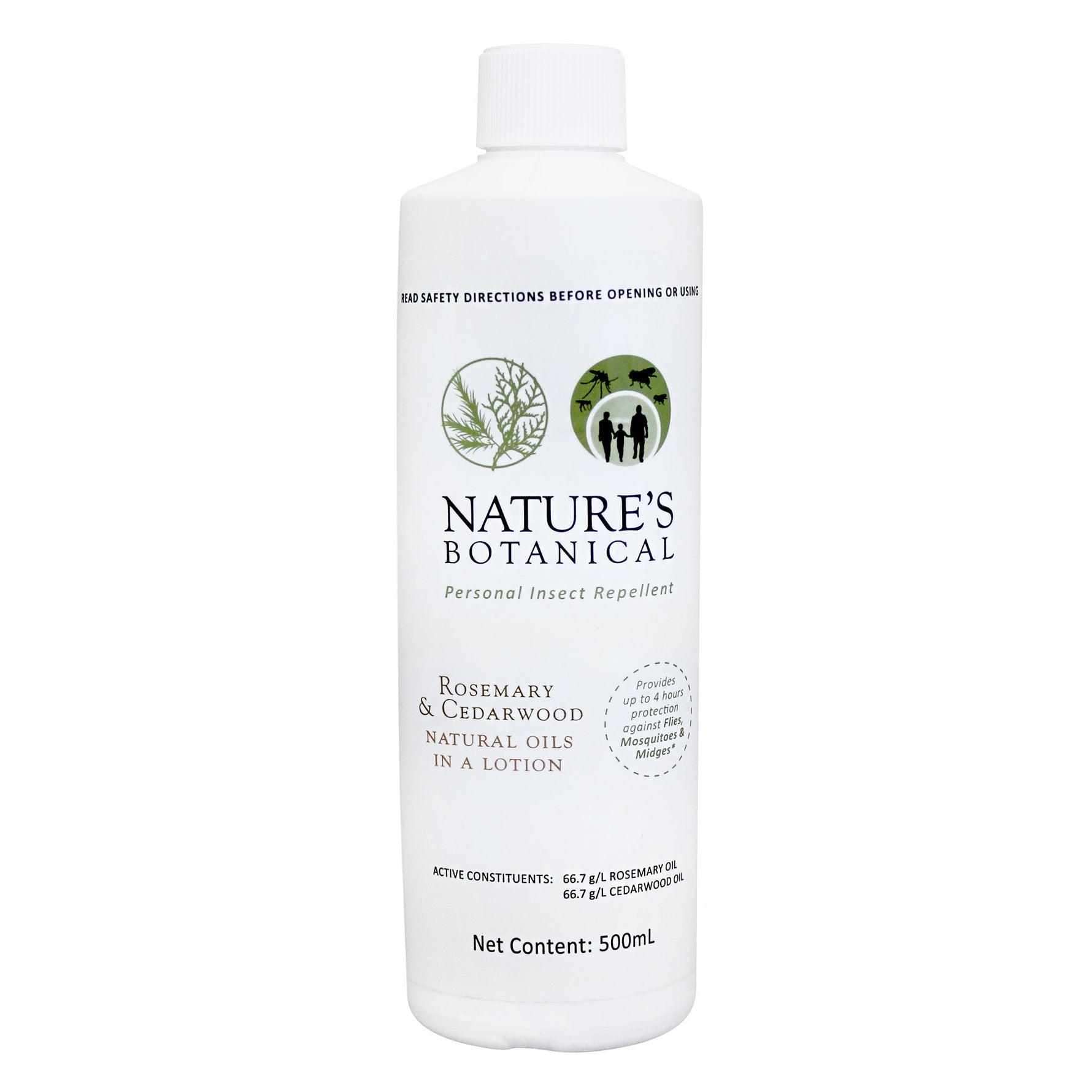 Nature's Botanical Rosemary & Cedarwood Lotion Personal Insect Repellent