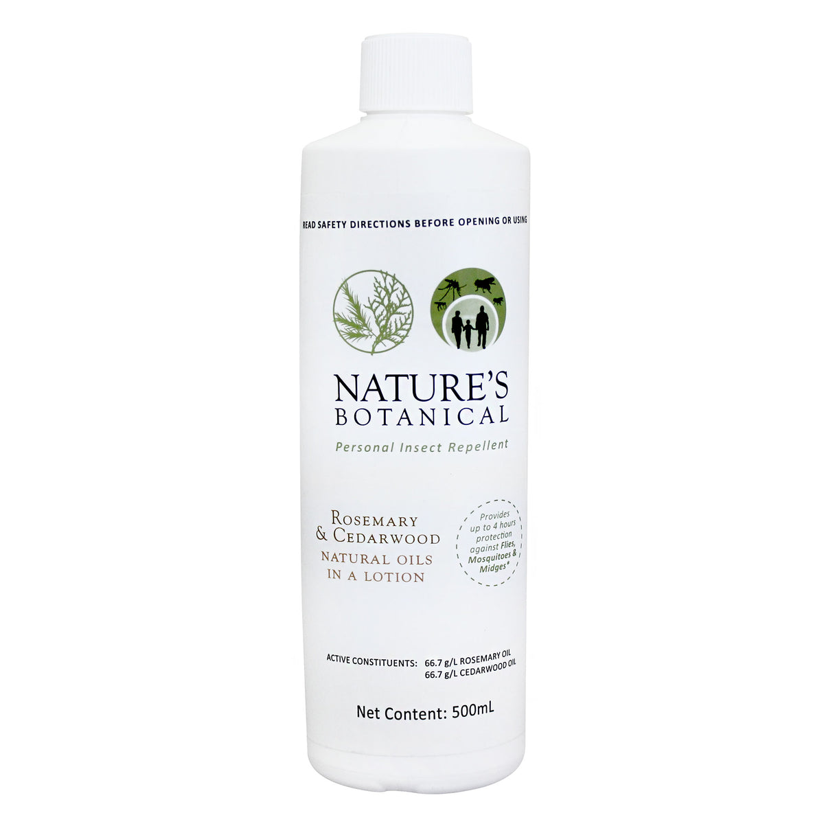 Nature&#39;s Botanical Rosemary &amp; Cedarwood Lotion Personal Insect Repellent