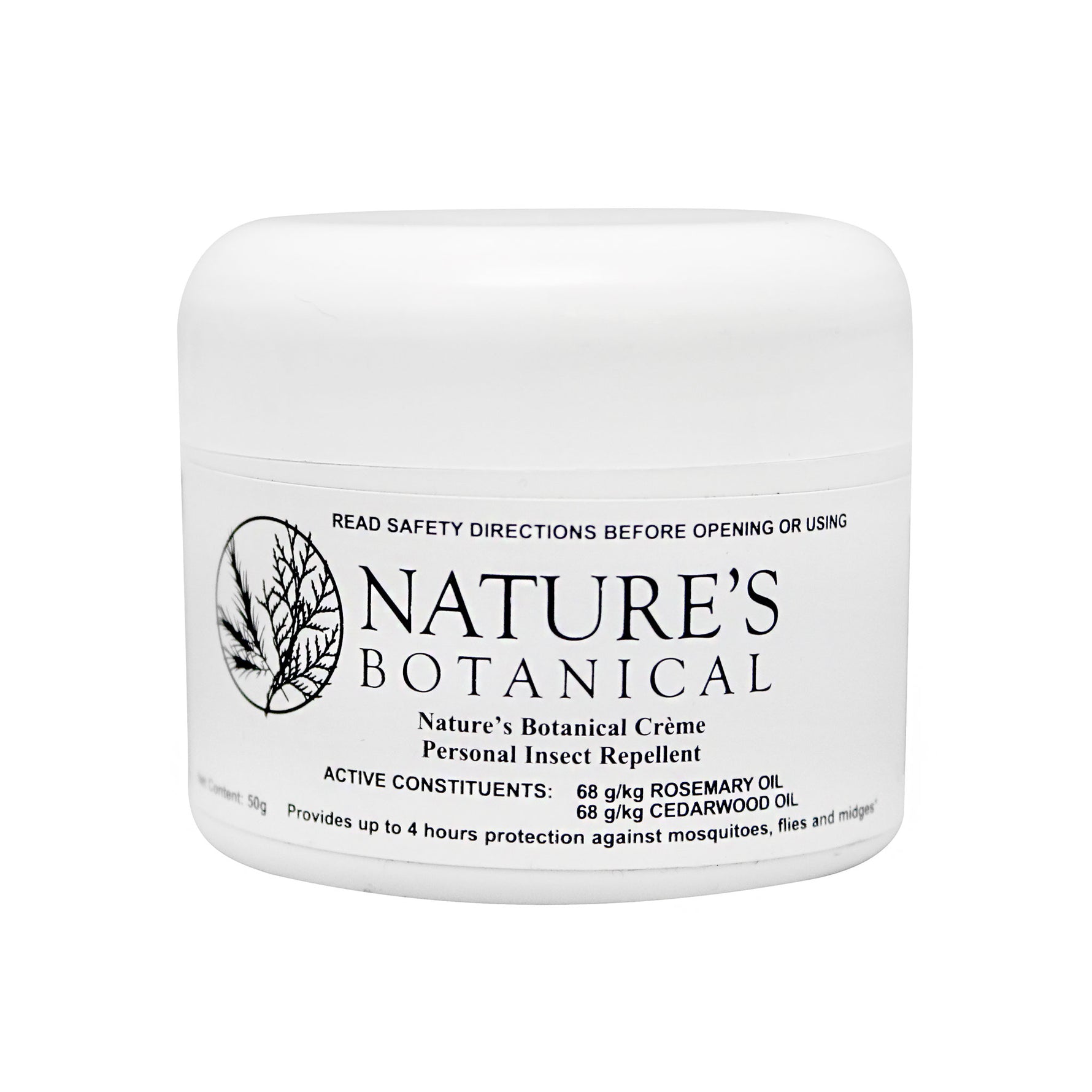 Nature's Botanical Rosemary & Cedarwood Crème Personal Insect Repellent