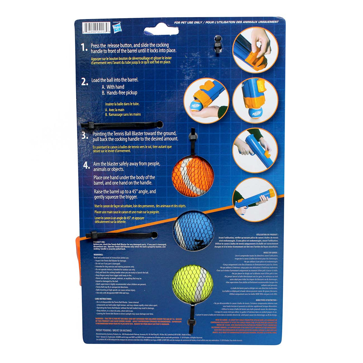 Nerf Dog Tennis Ball Blaster Set