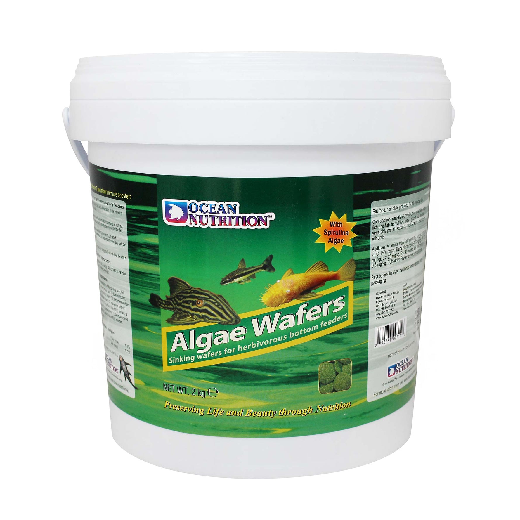 Ocean Nutrition Algae Wafers for Bottom Feeders