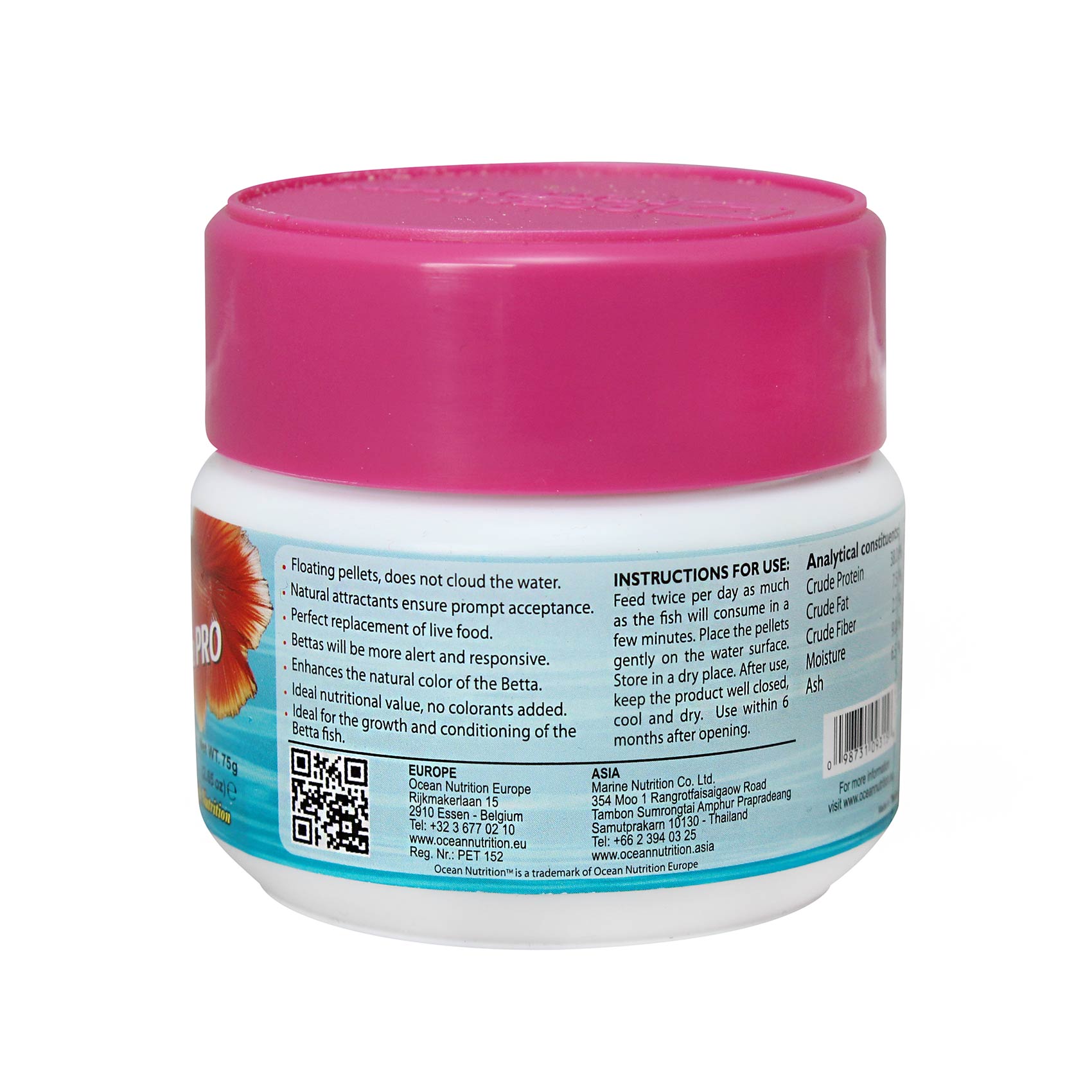 Ocean Nutrition Atison's Betta Pro Fish Food