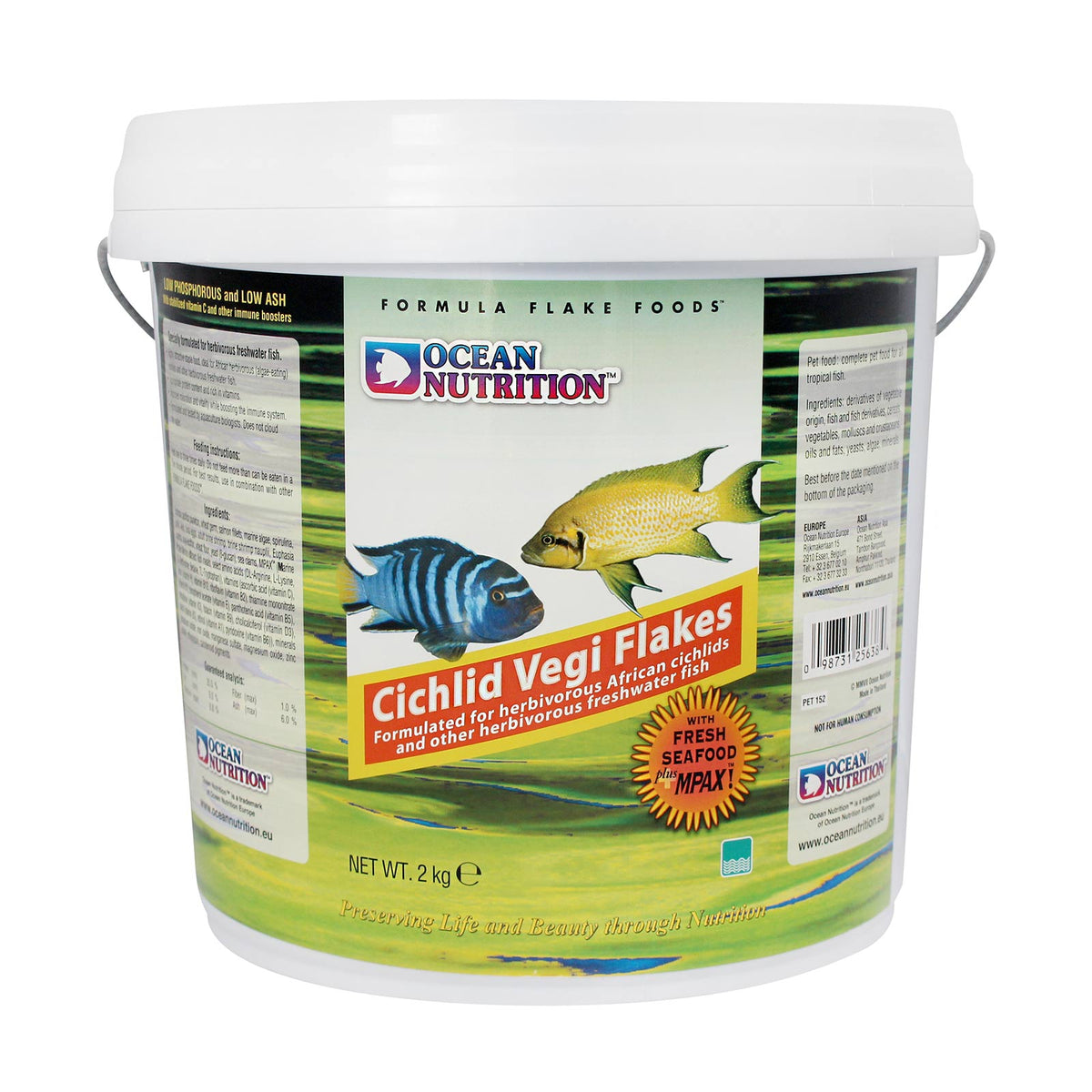 Ocean Nutrition Cichlid Vegi Flakes