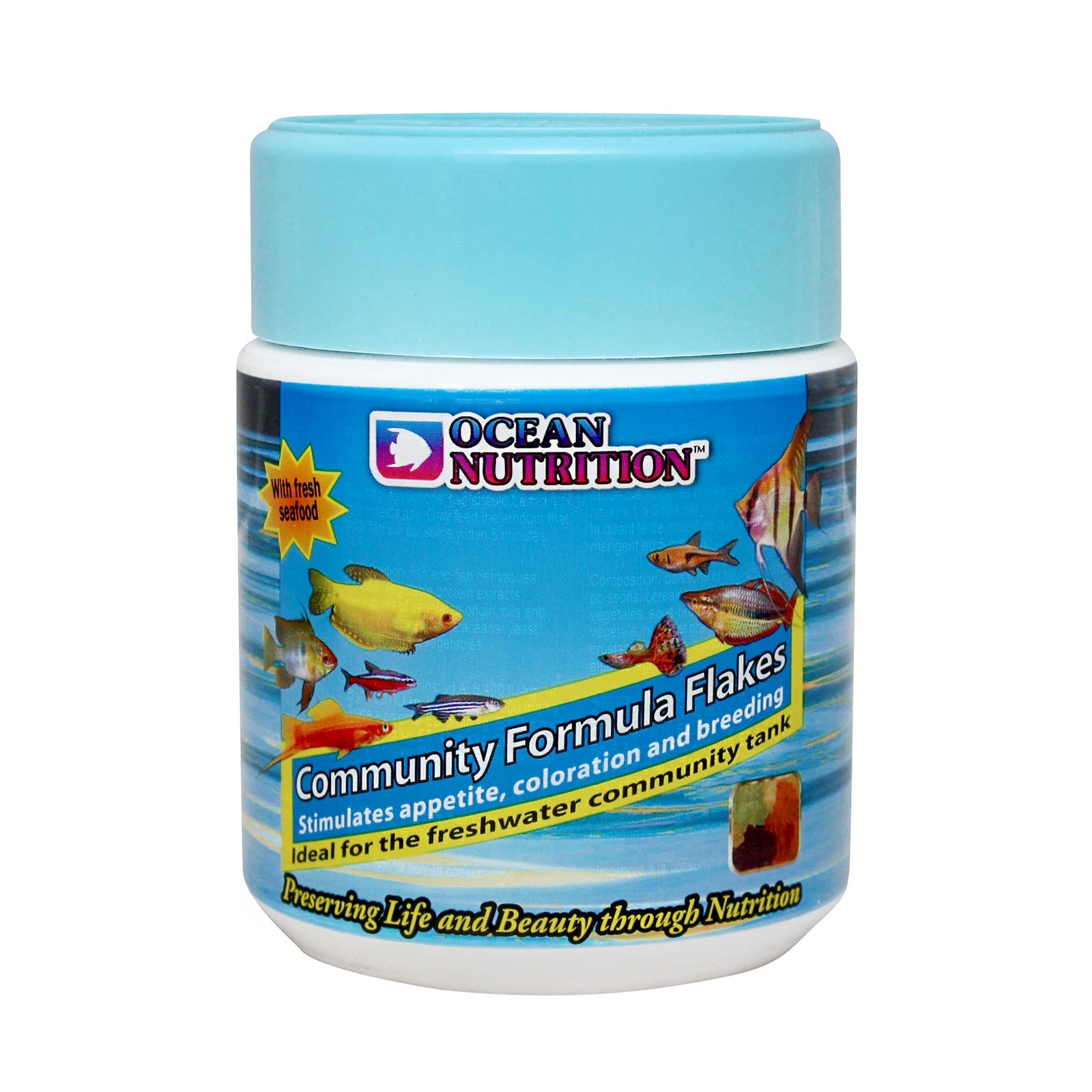 Ocean Nutrition Community Formula Flakes for Freshwater Fish