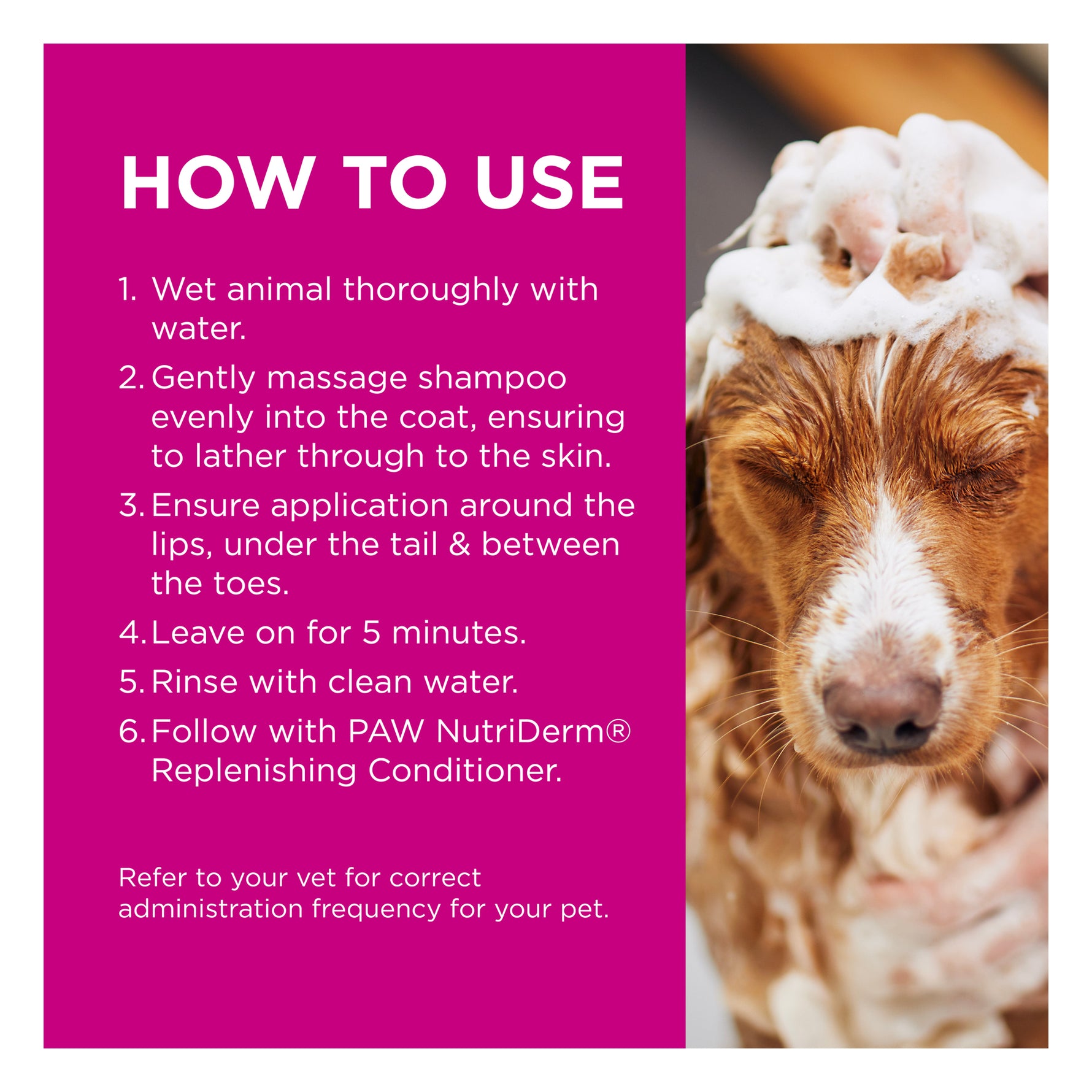 PAW NutriDerm Replenishing Shampoo for Dogs & Cats