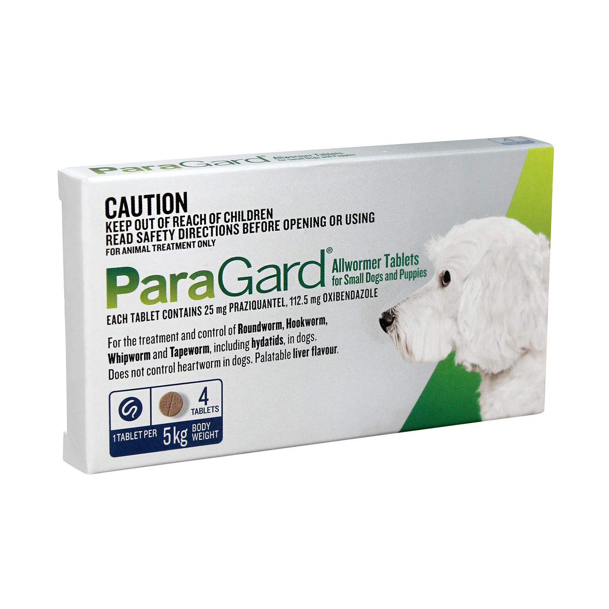 ParaGard Allwormer Tablets for Small Dogs &amp; Puppies