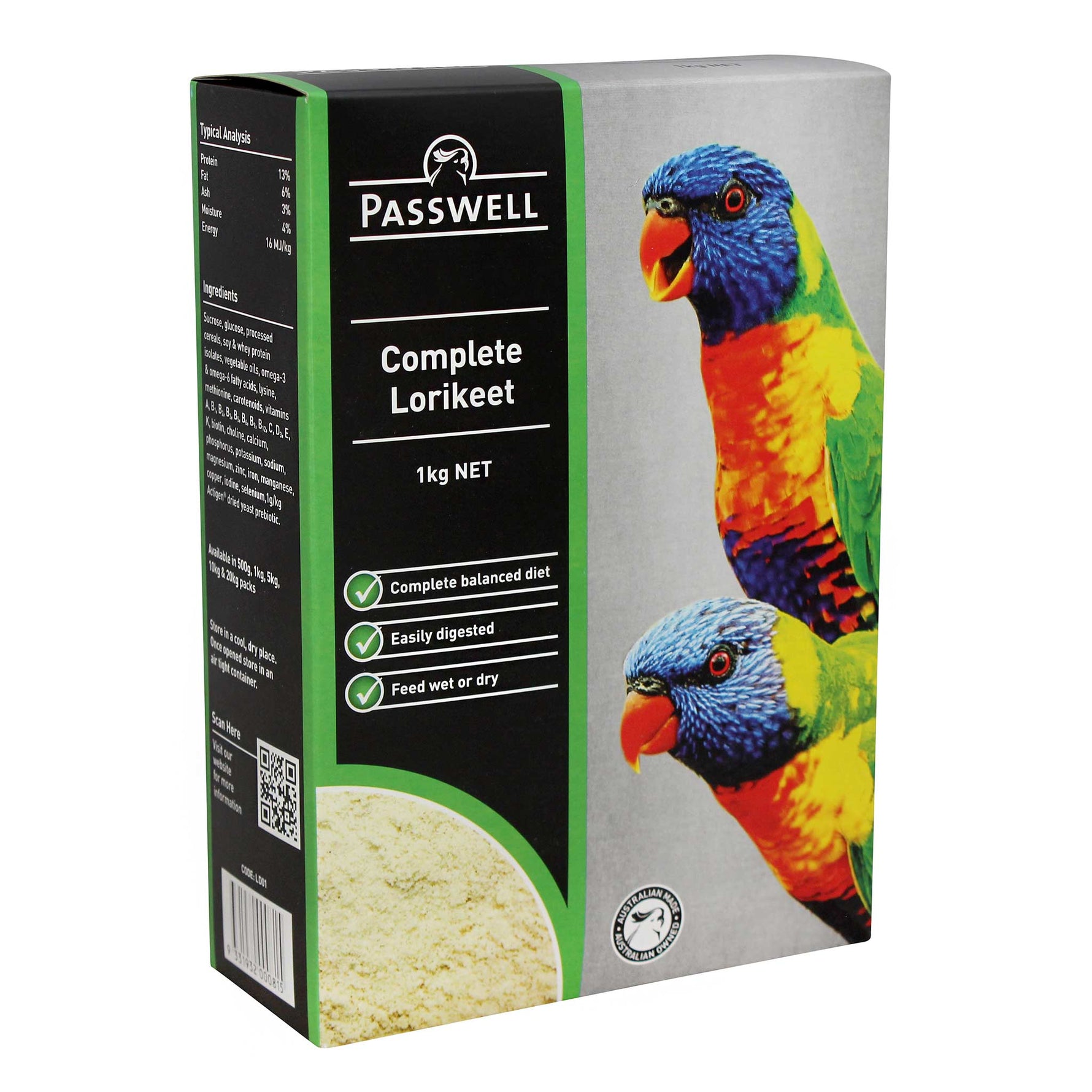 Passwell Complete Lorikeet Food