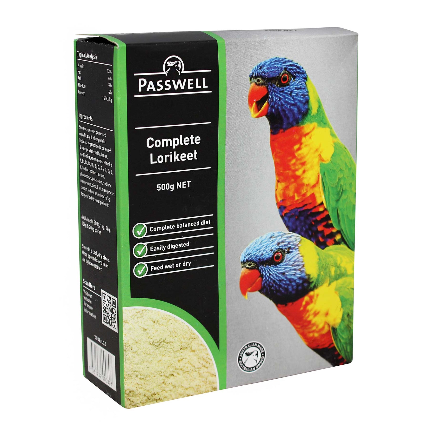 Passwell Complete Lorikeet Food