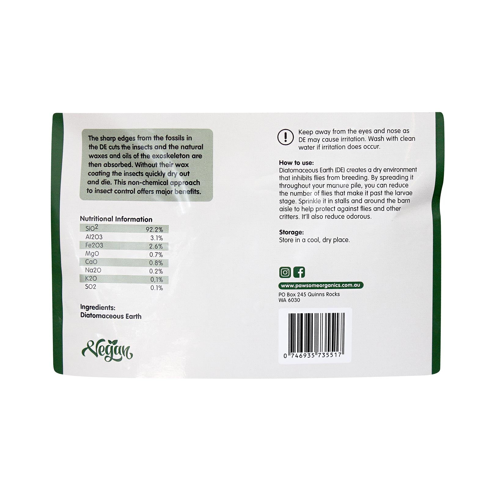 DErt Control Diatomaceous Earth for Pets