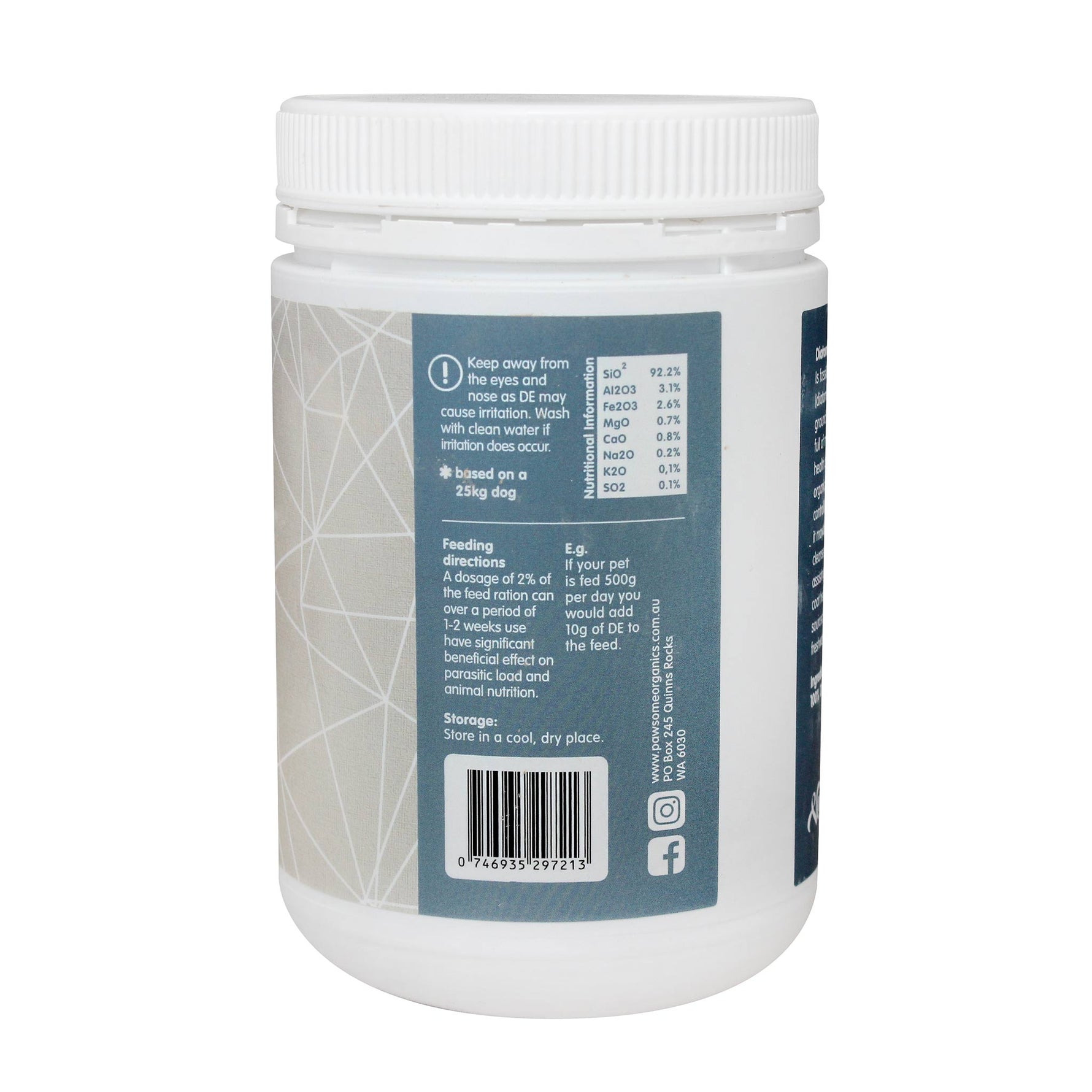 Detox DErt - Food Grade Diatomaceous Earth 300g
