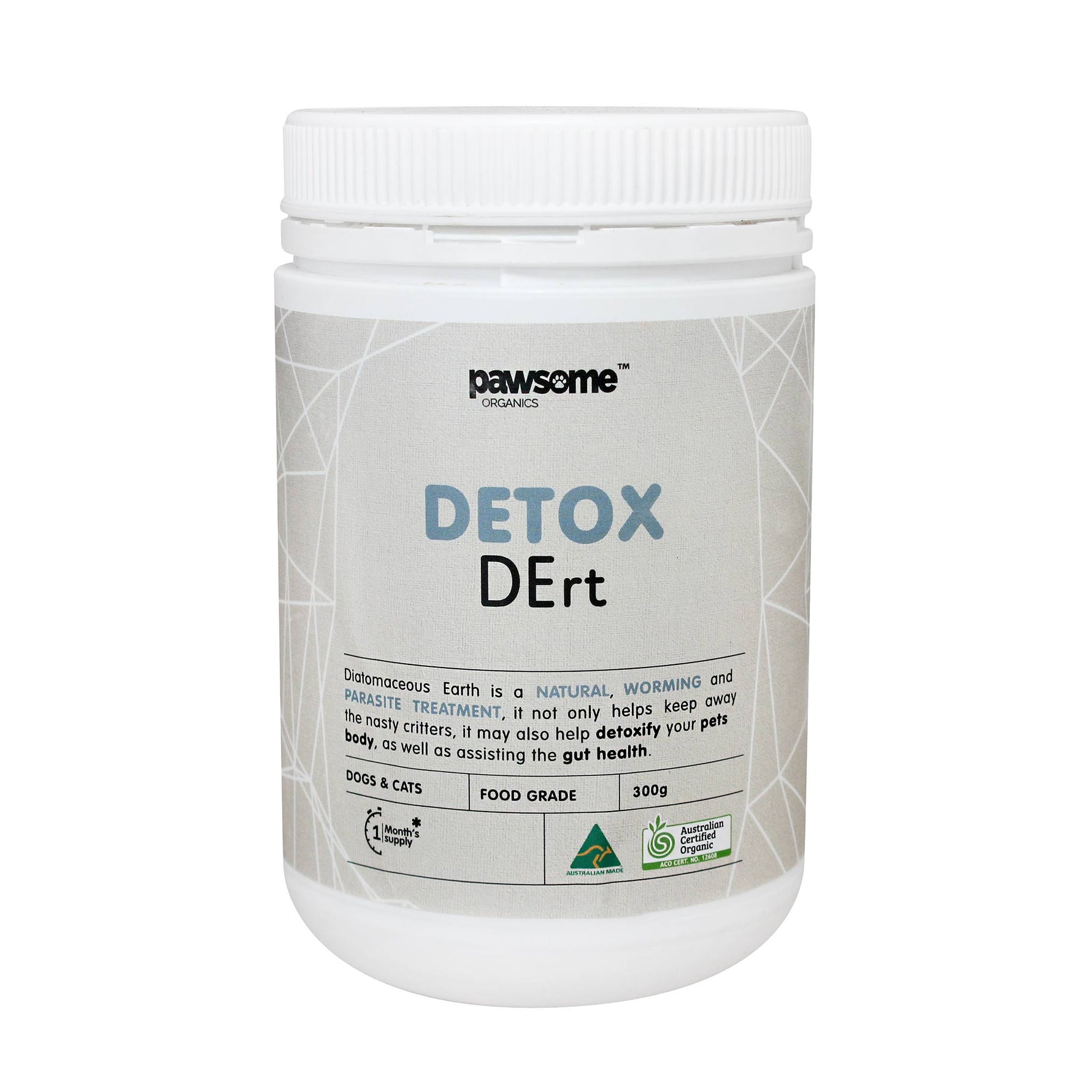 Detox DErt - Food Grade Diatomaceous Earth 300g