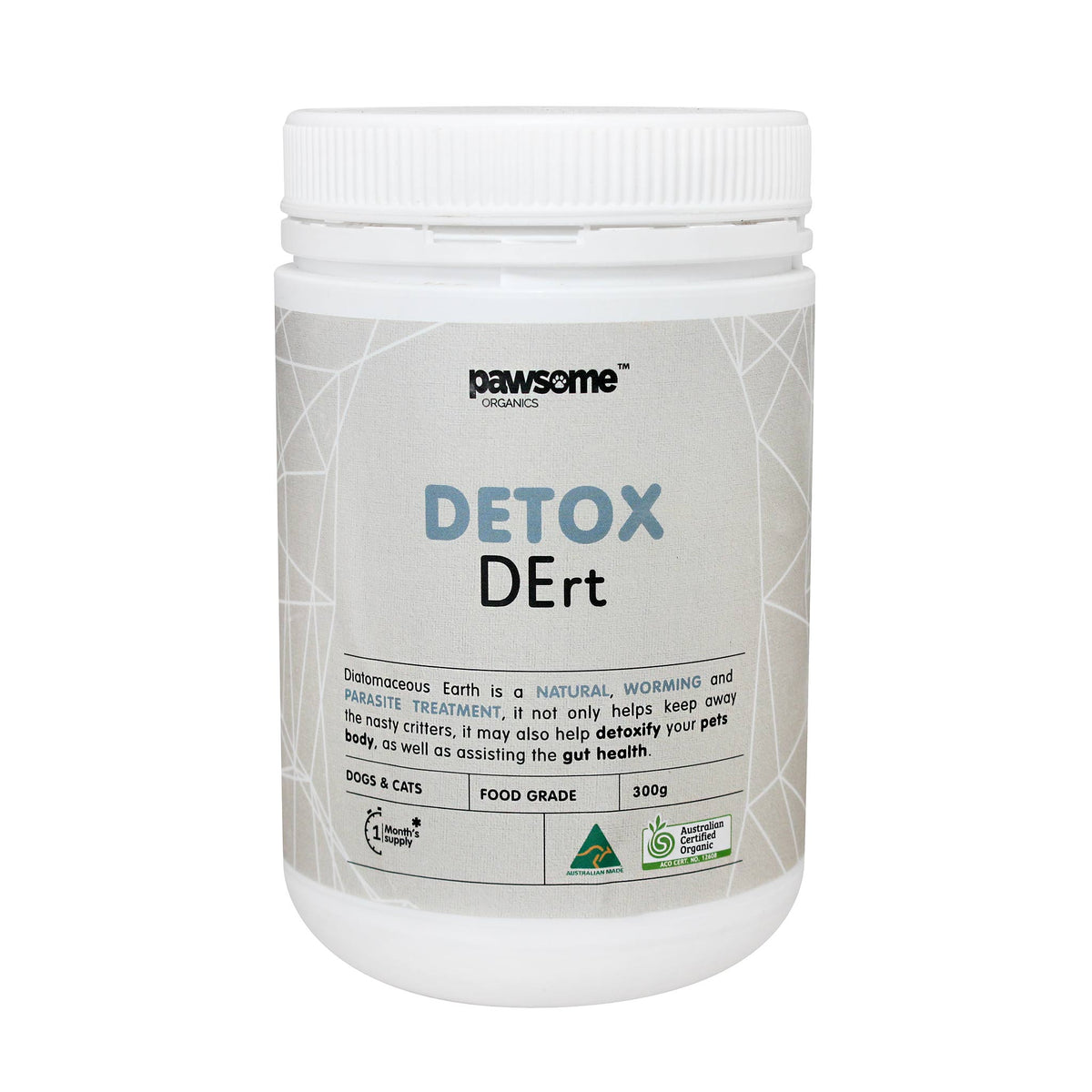 Detox DErt - Food Grade Diatomaceous Earth 300g